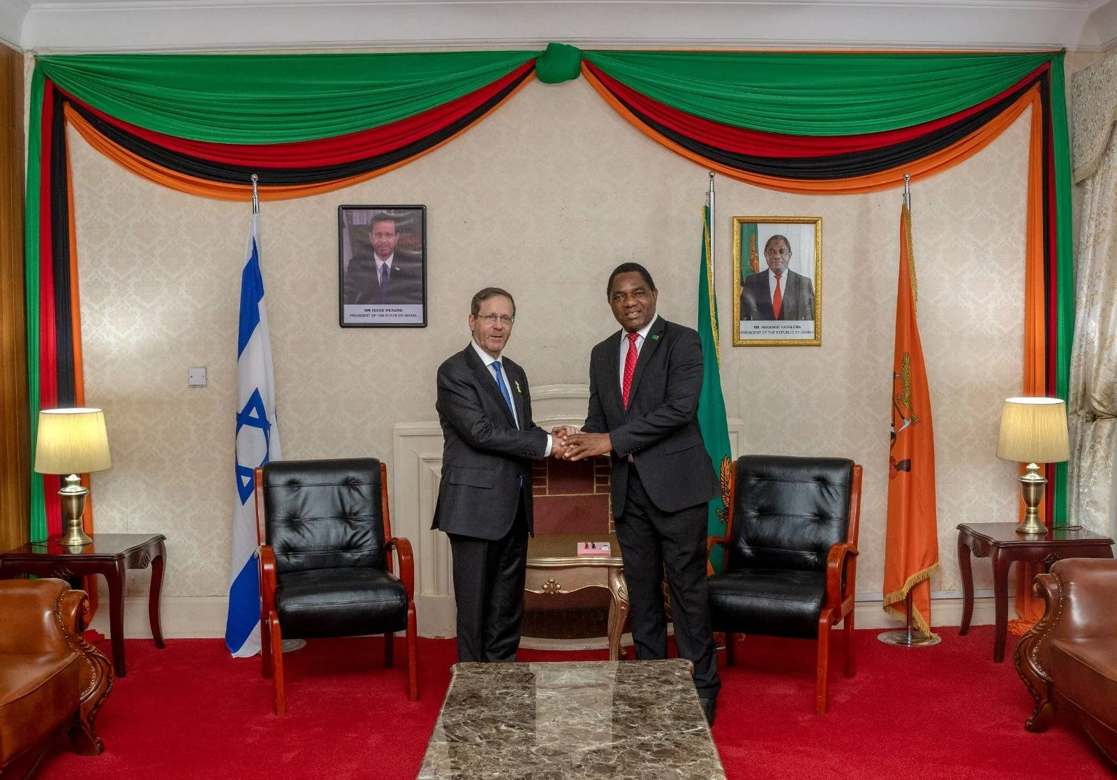 Israeli President Commends Zambia’s Economic Recovery, Pledges Support in Key Sectors