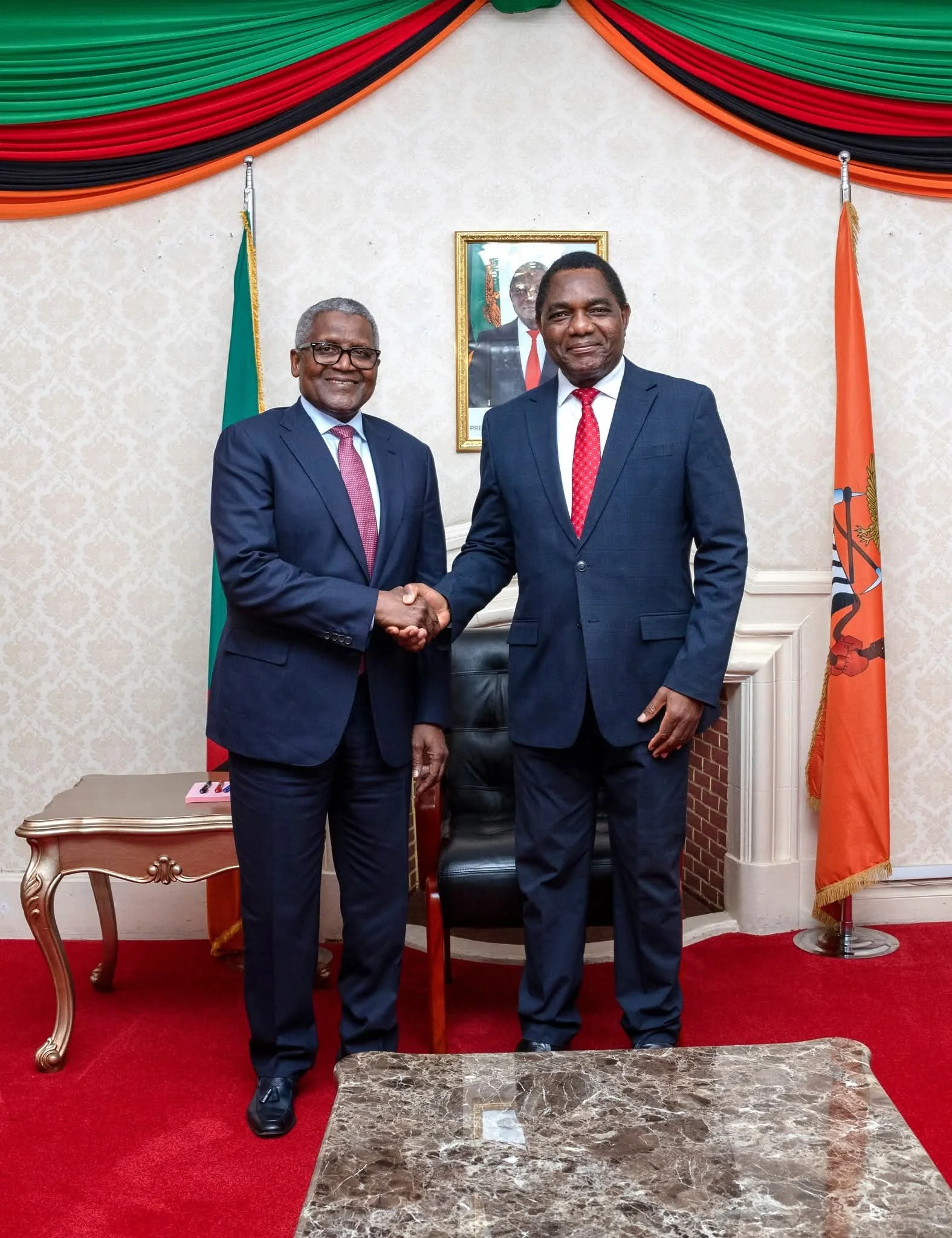 President Hichilema tips Dangote to invest in Zambia’s energy, agriculture fields