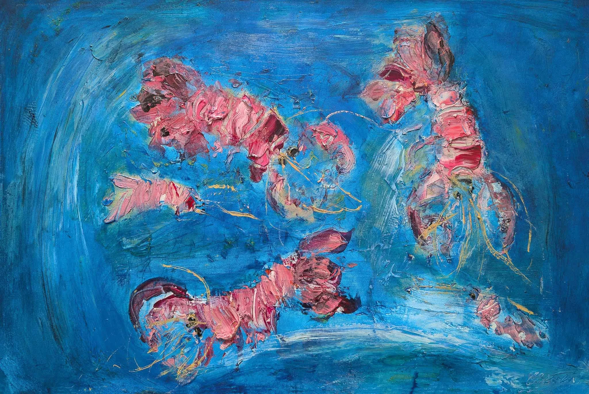 Mizen Head Mullet | Acrylic on canvas | 92 x 61 cm