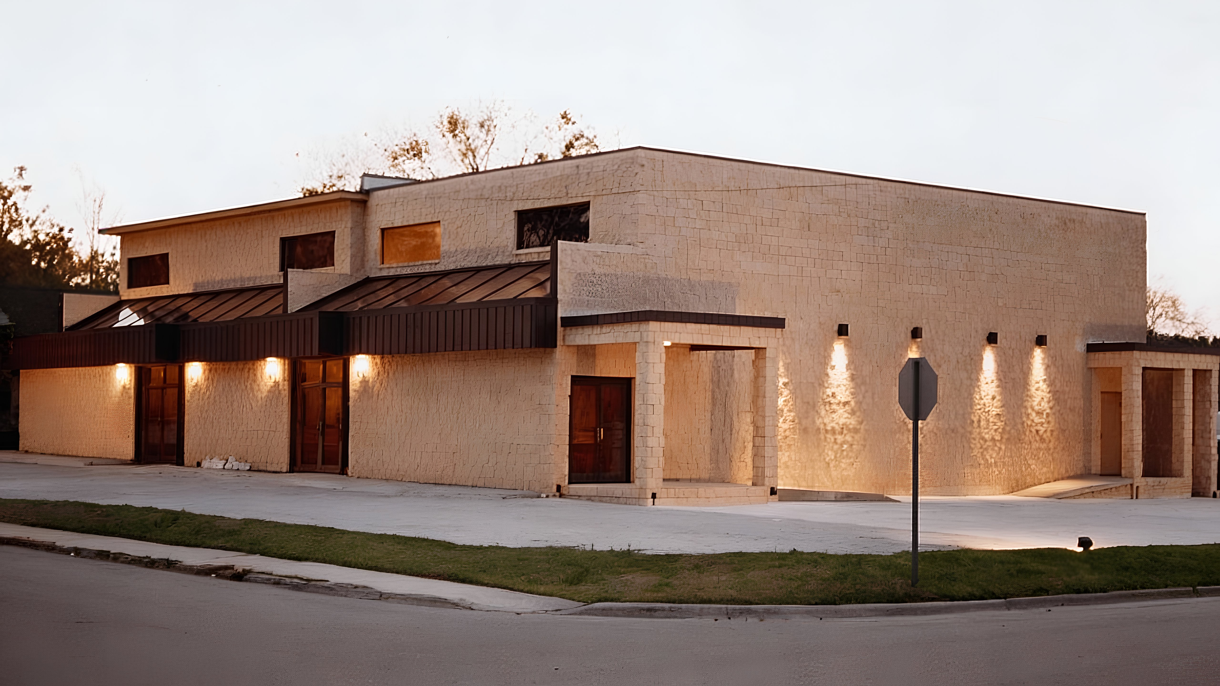 exterior of burthey funeral service