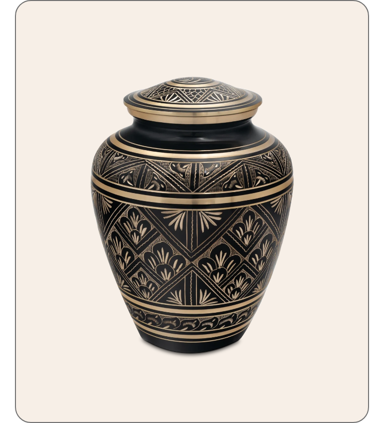 black urn