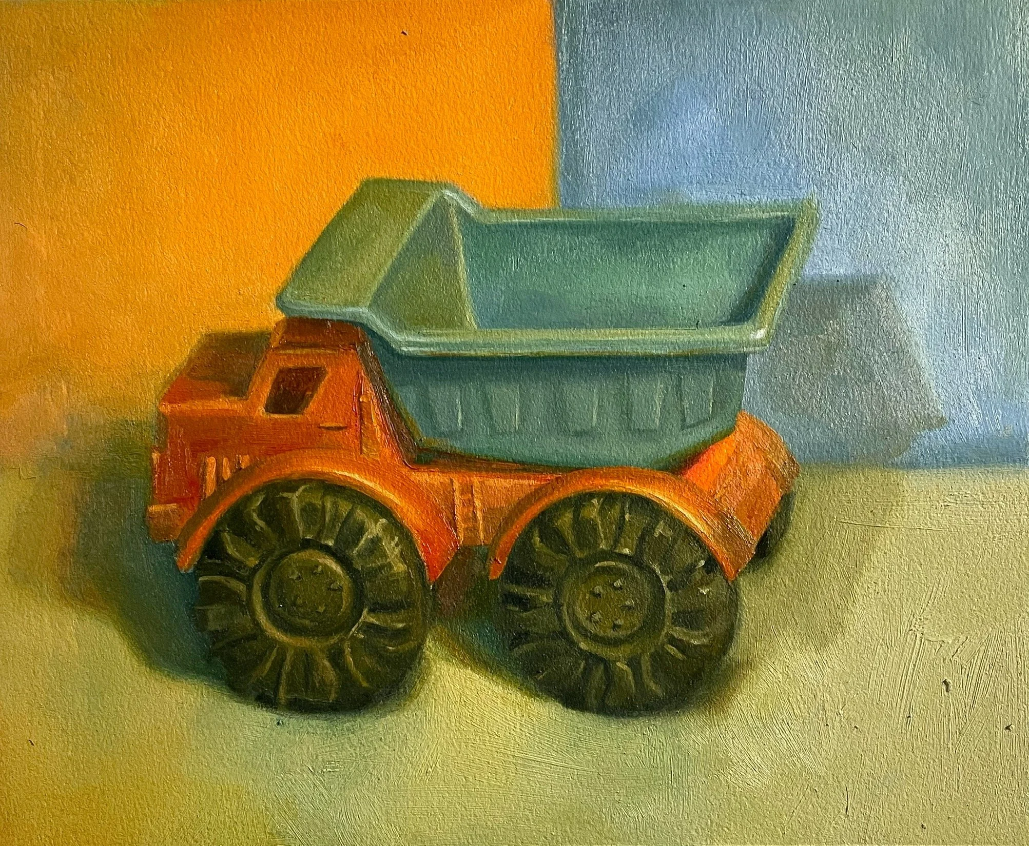 Dump Truck Art Print - Unframed