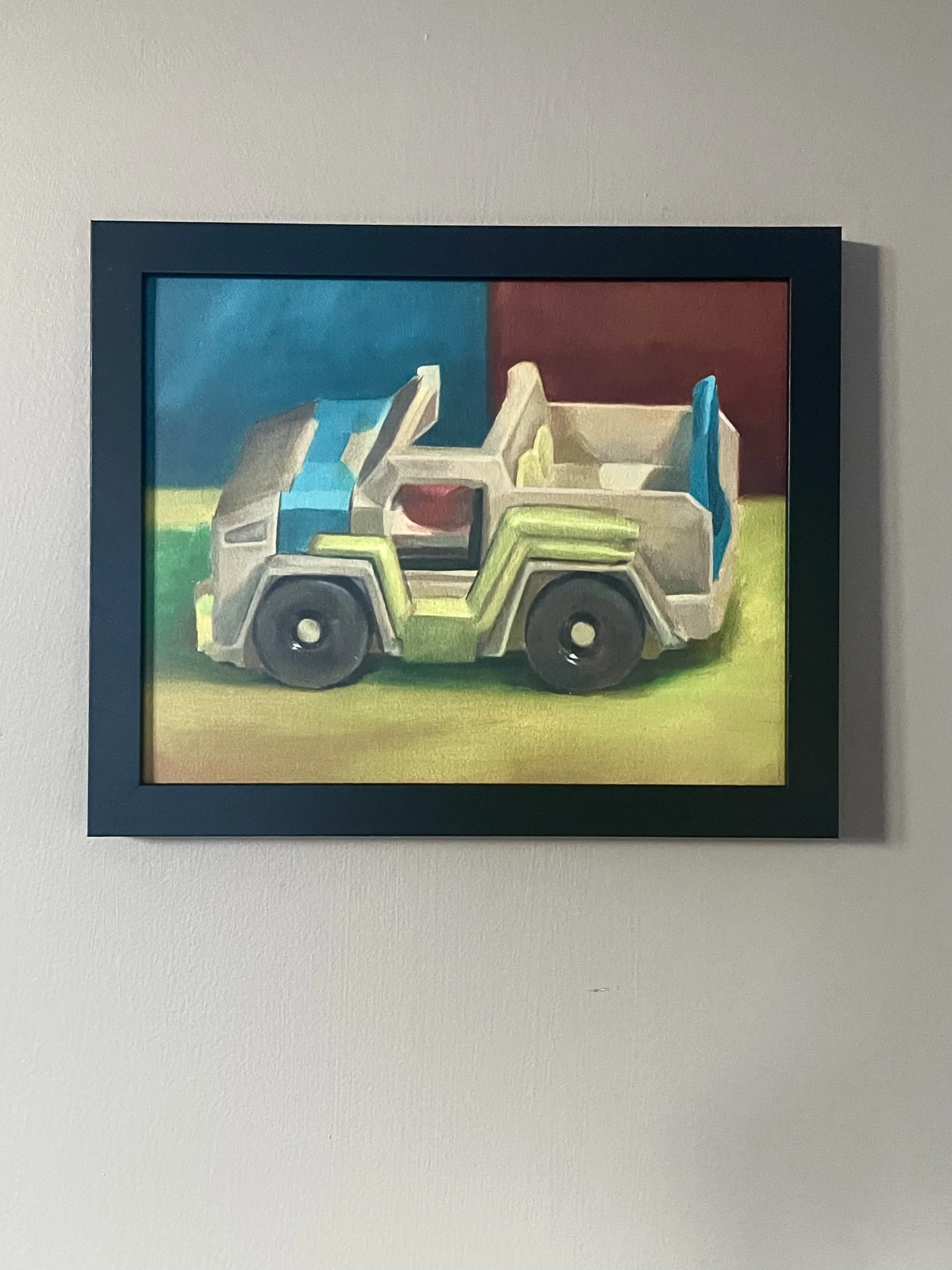 Jeep Art Print - Framed