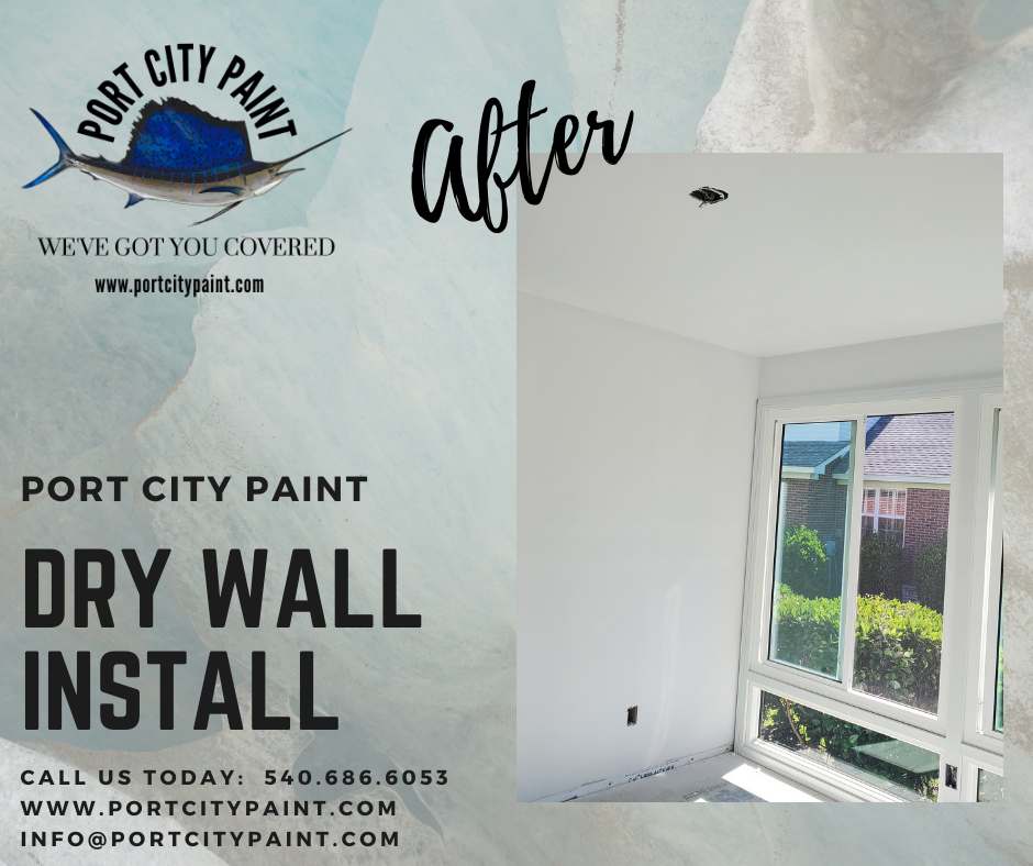 After: The Cape Tiara Drywall Install