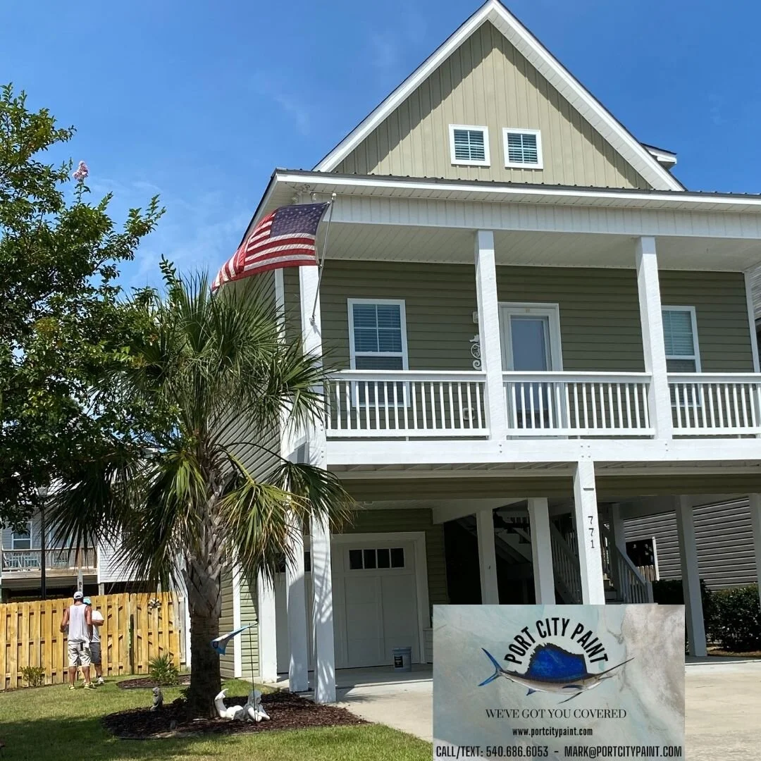 Exterior Painting: Port City Paint: The Cape Neighborhood area