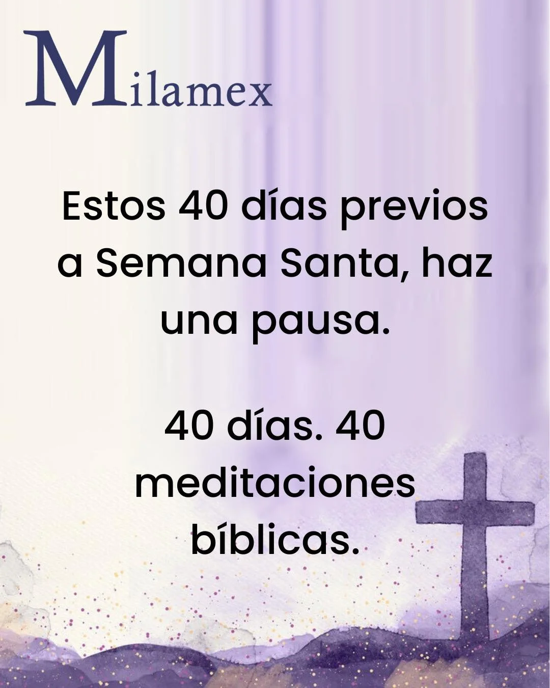 &iquest;Y si estos 40 d&iacute;as fueran diferentes? ✨

No m&aacute;s Semana Santa en piloto autom&aacute;tico. Este programa de meditaci&oacute;n b&iacute;blica te lleva paso a paso a conectar con Dios de una forma real y profunda 🙏📖

Deja que &Ea