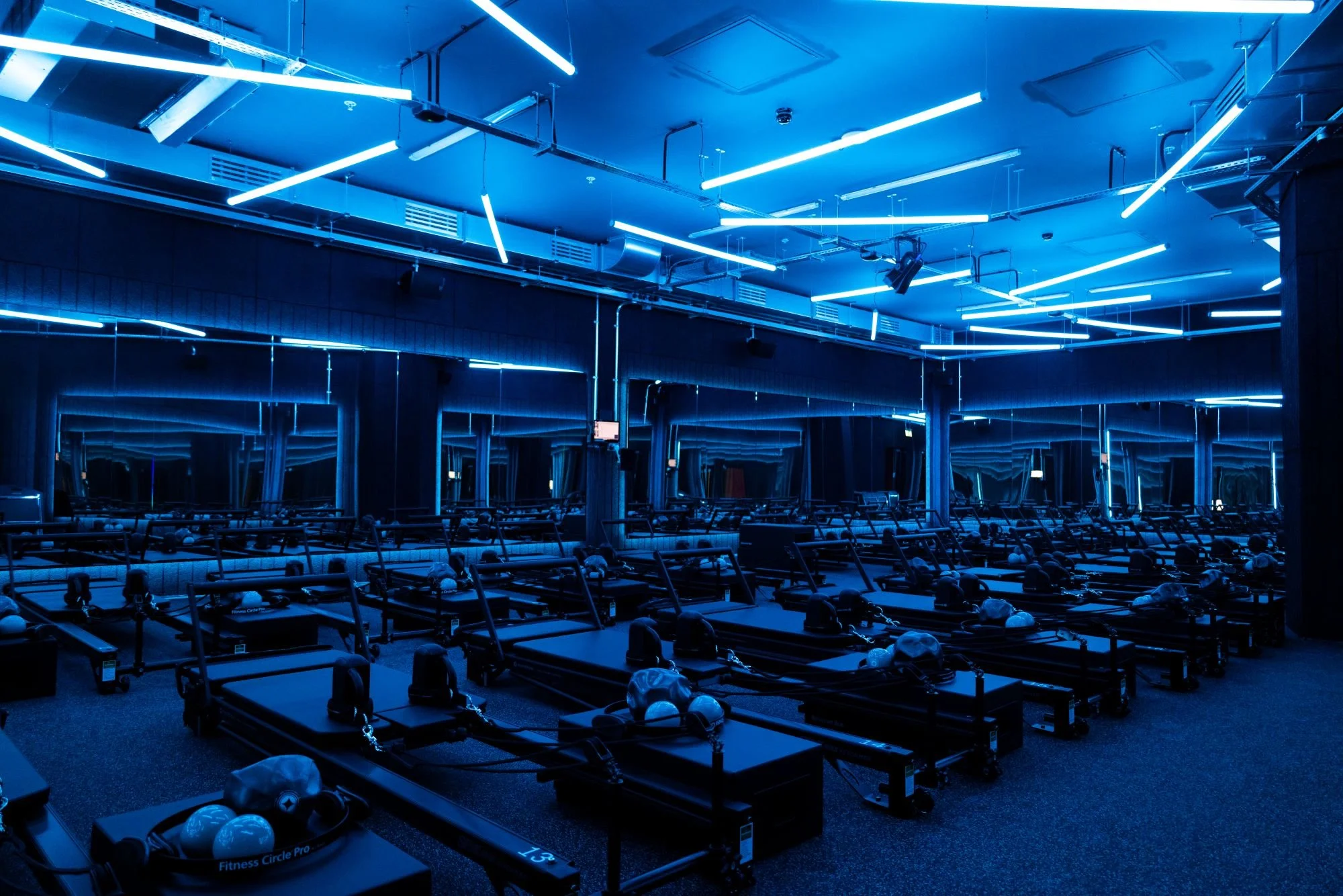 1 rebel Leadenhall reformer pilates studio at this london gym fitted out by medlock frb