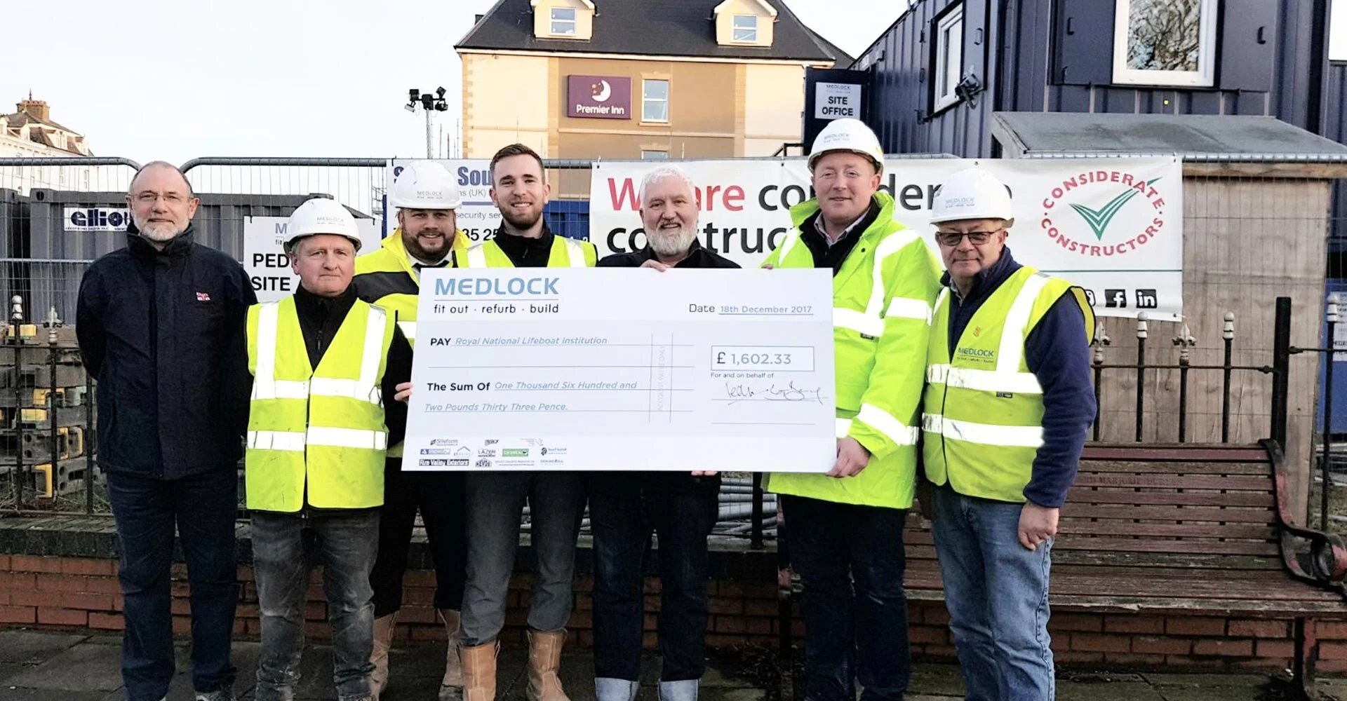 Medlock raise funds for RNLI