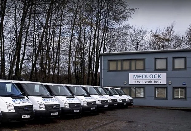 Medlock company vans hit the road.