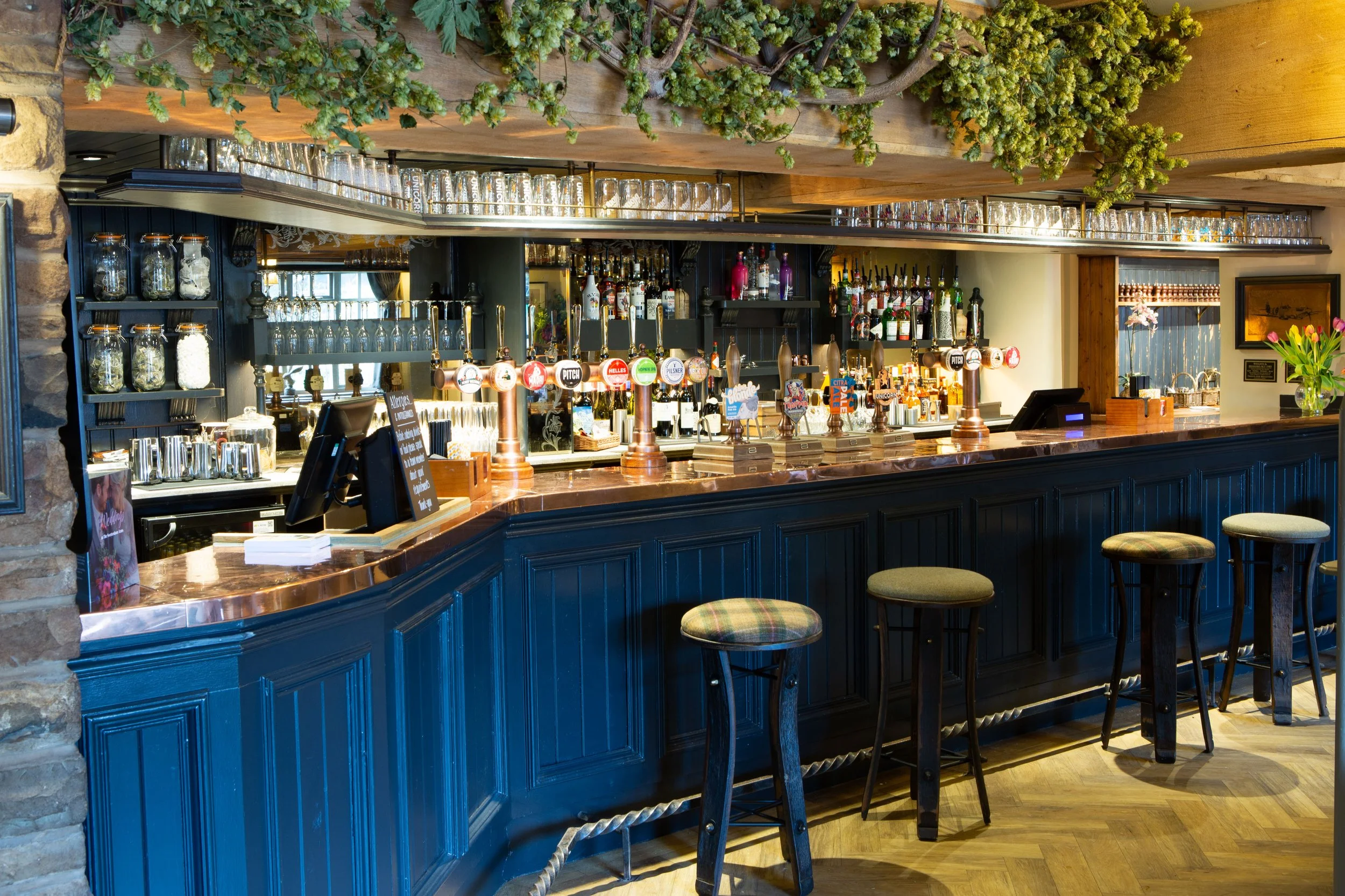 Modern touch for 16th Century Inn