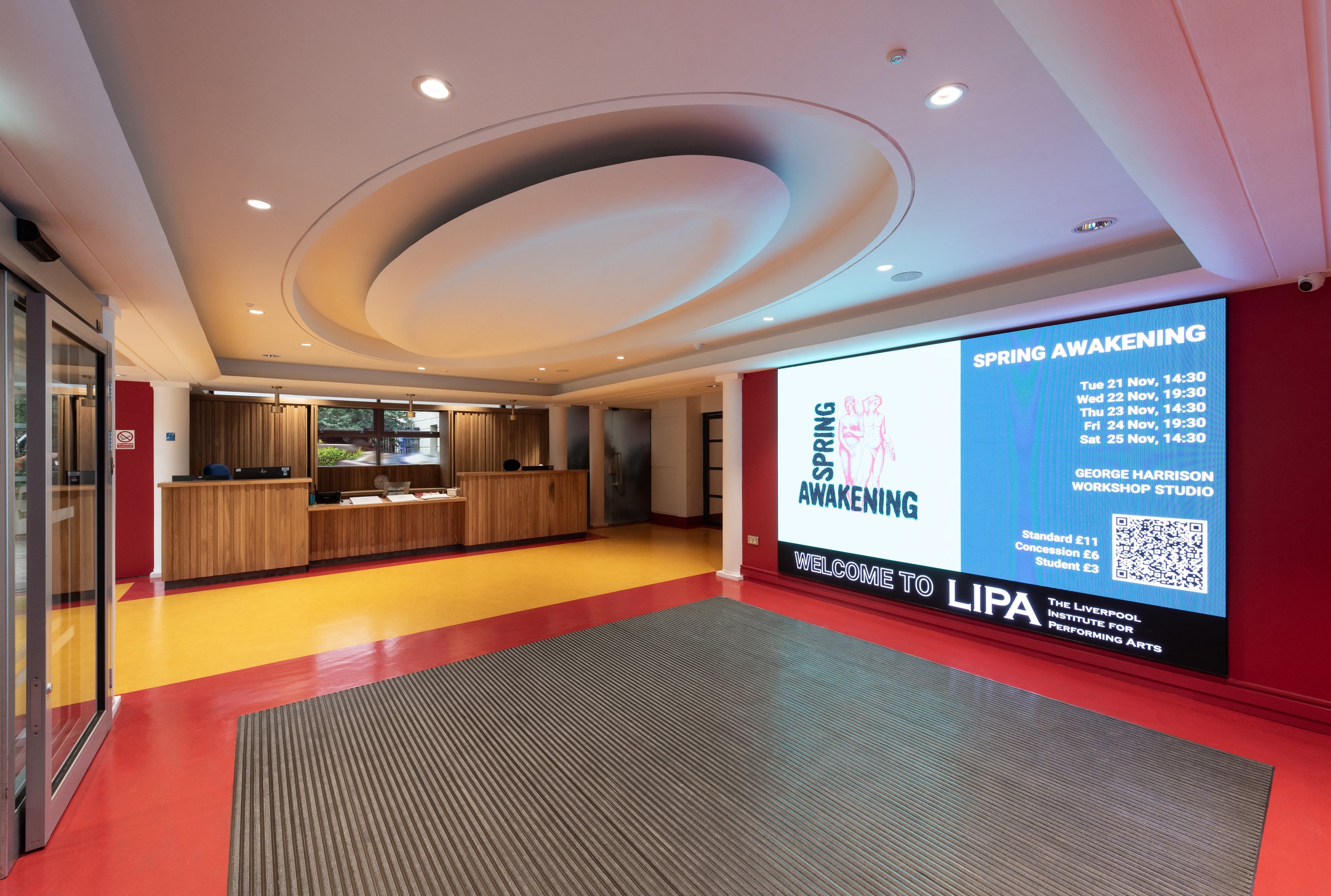 Work completed at Liverpool Institute of Performing Arts