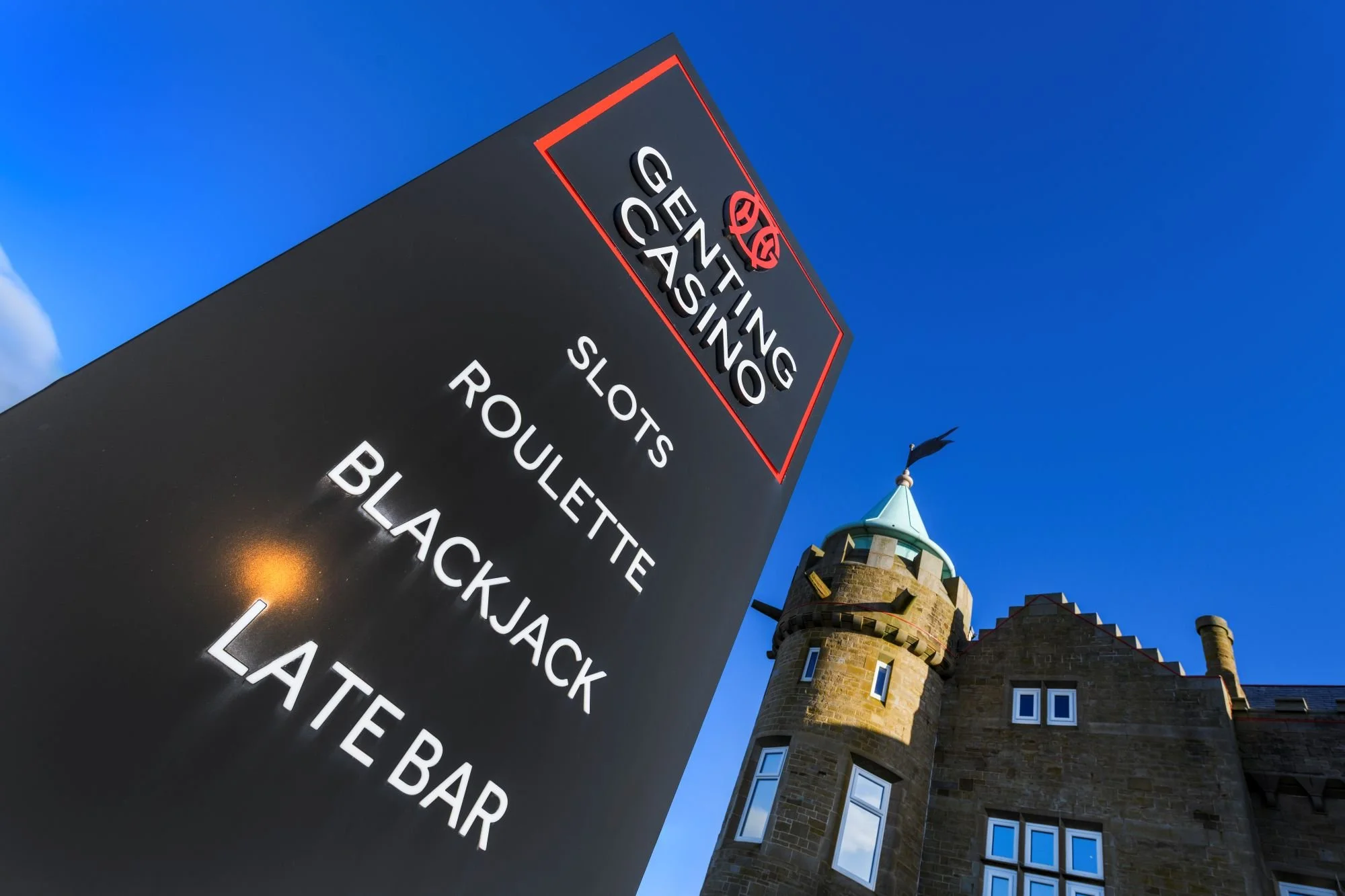 genting casino blackpool external sign