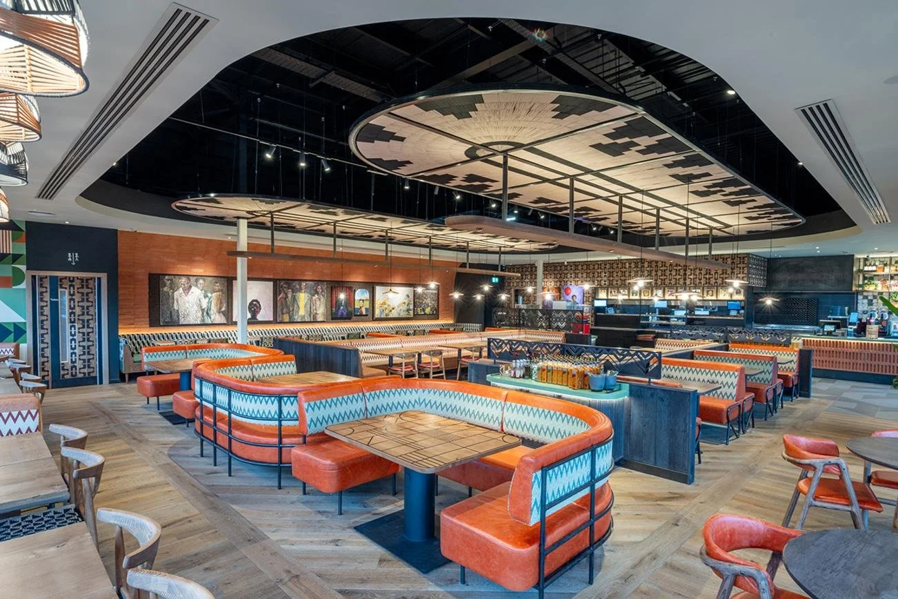 nando's kilmarnock fit out and refurbishment dining area