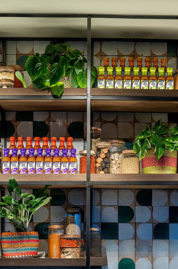 nando's kilmarnock fit out and refurbishment close up of interior design