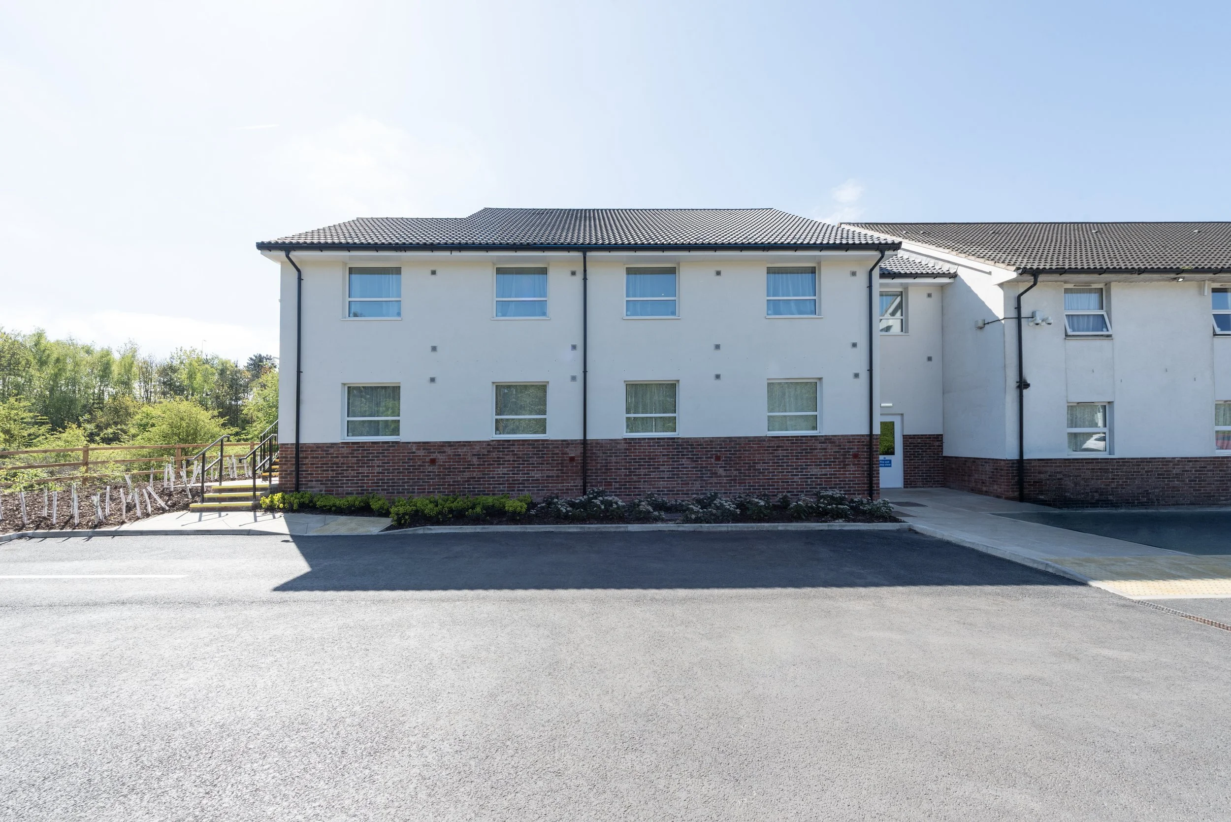 external view of premier inn goole hotel extension by medlock frb