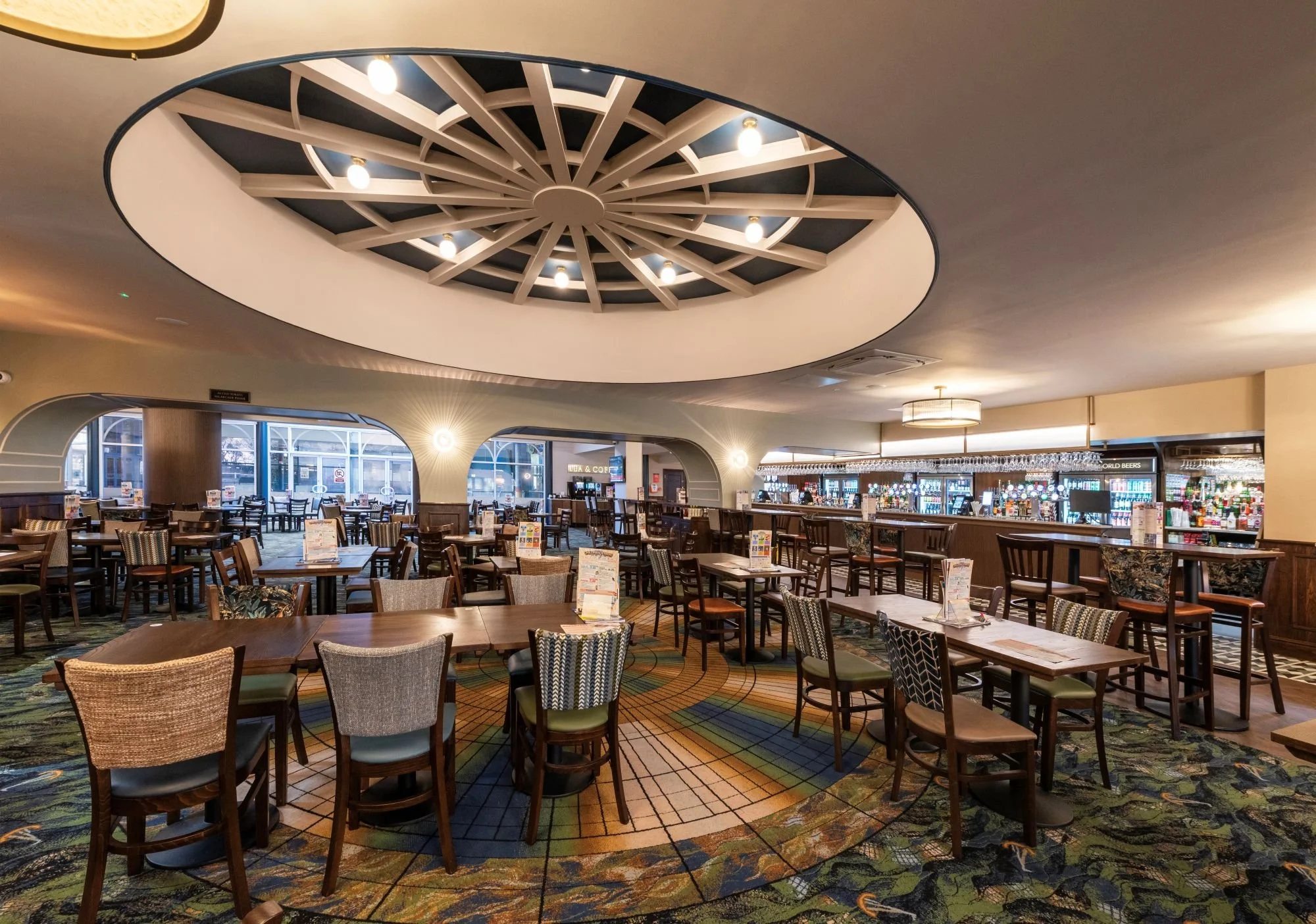 Haven Cala Gran Wetherspoons refurb by Medlock frb internal view of seating