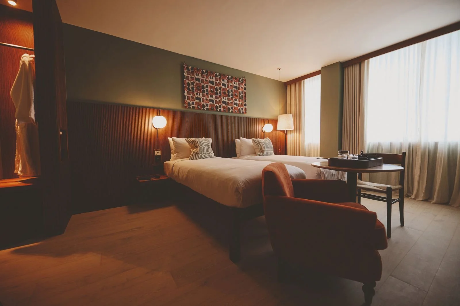 Mollie's hotel manchester build and fit out medlock frb double bedroom