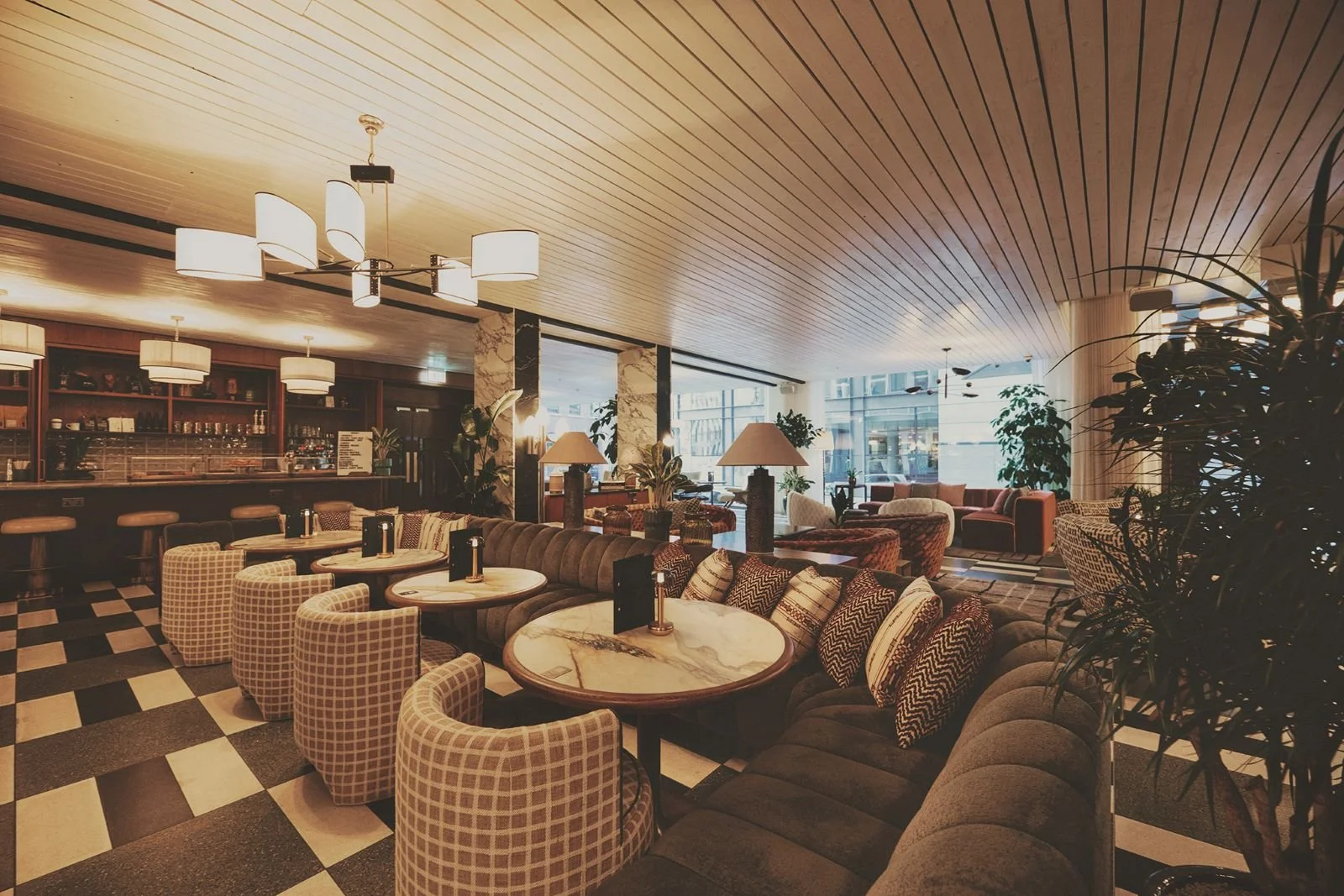 mollie's diner and bar manchester fit out by medlock lounge and bar area