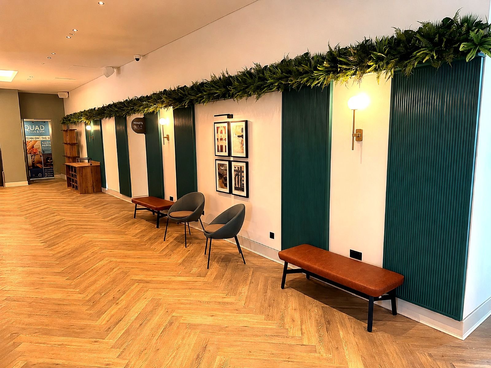 Crowne Plaza London Docklands refurb fit out Medlock bespoke wall panelling