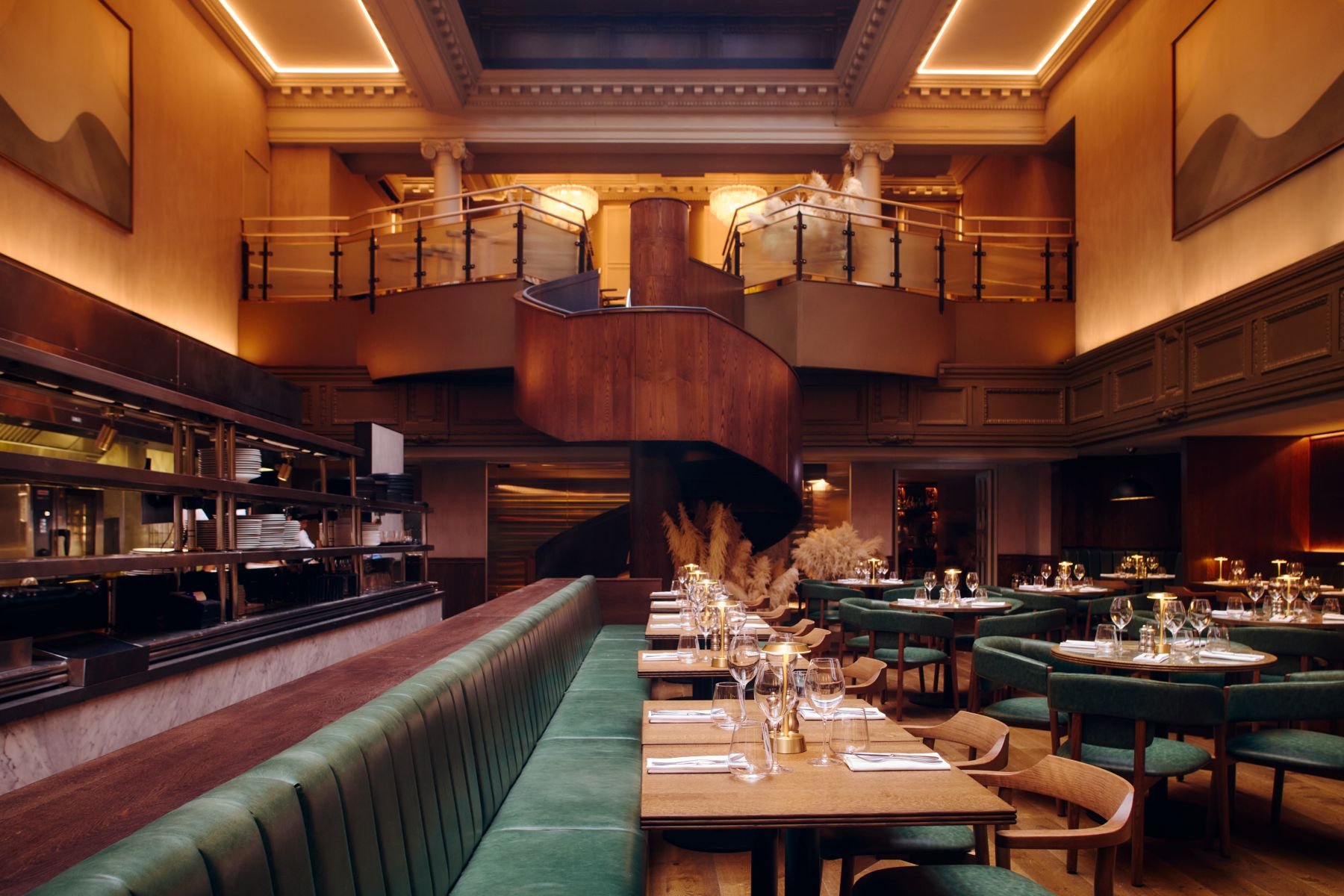 gaucho manchester restaurant fit out by medlock frb full review with bespoke joinery staircase