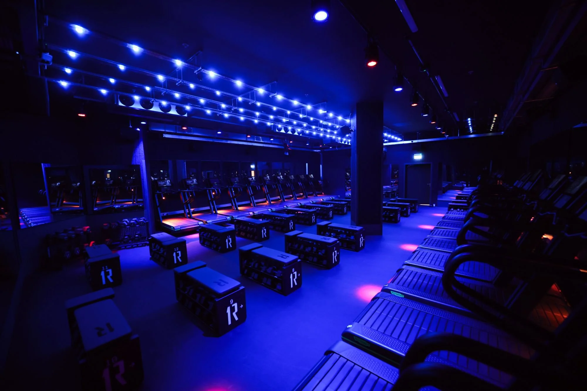 1 rebel Leadenhall london gym with fit out by medlock frb