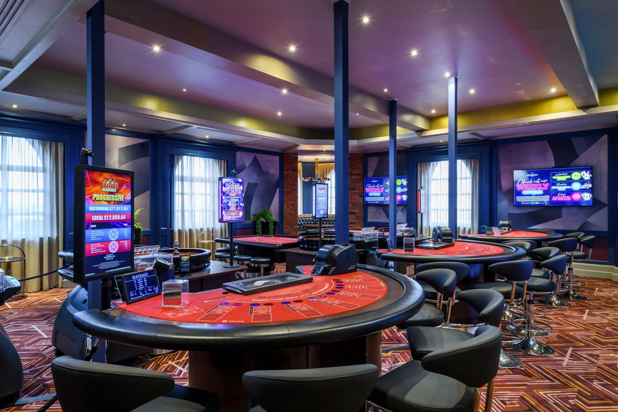 genting casino blackpool specialist refurbishment by medlock frb games tables