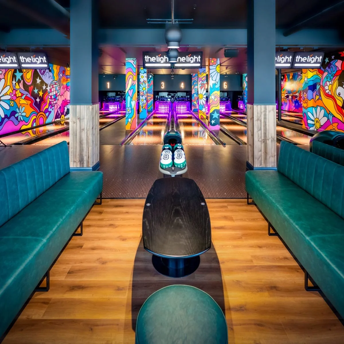 bowling lane fit out and refurb