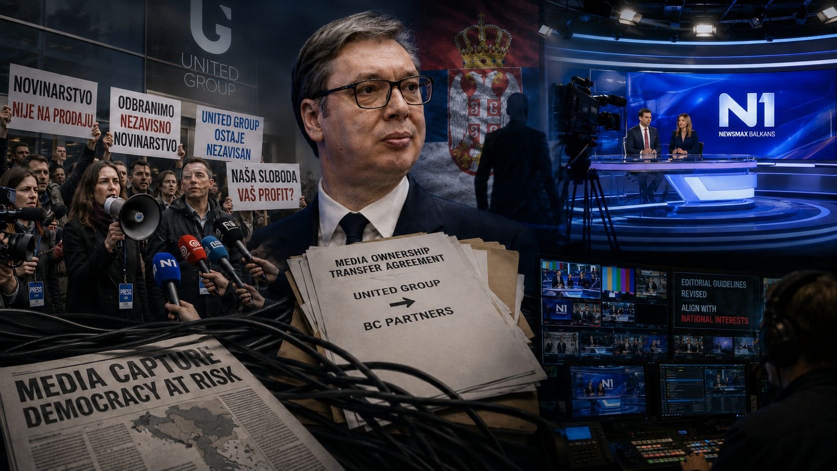 A major media ownership shift is underway in the Balkans. EU Commitment to media pluralism faces a new challenge&nbsp;