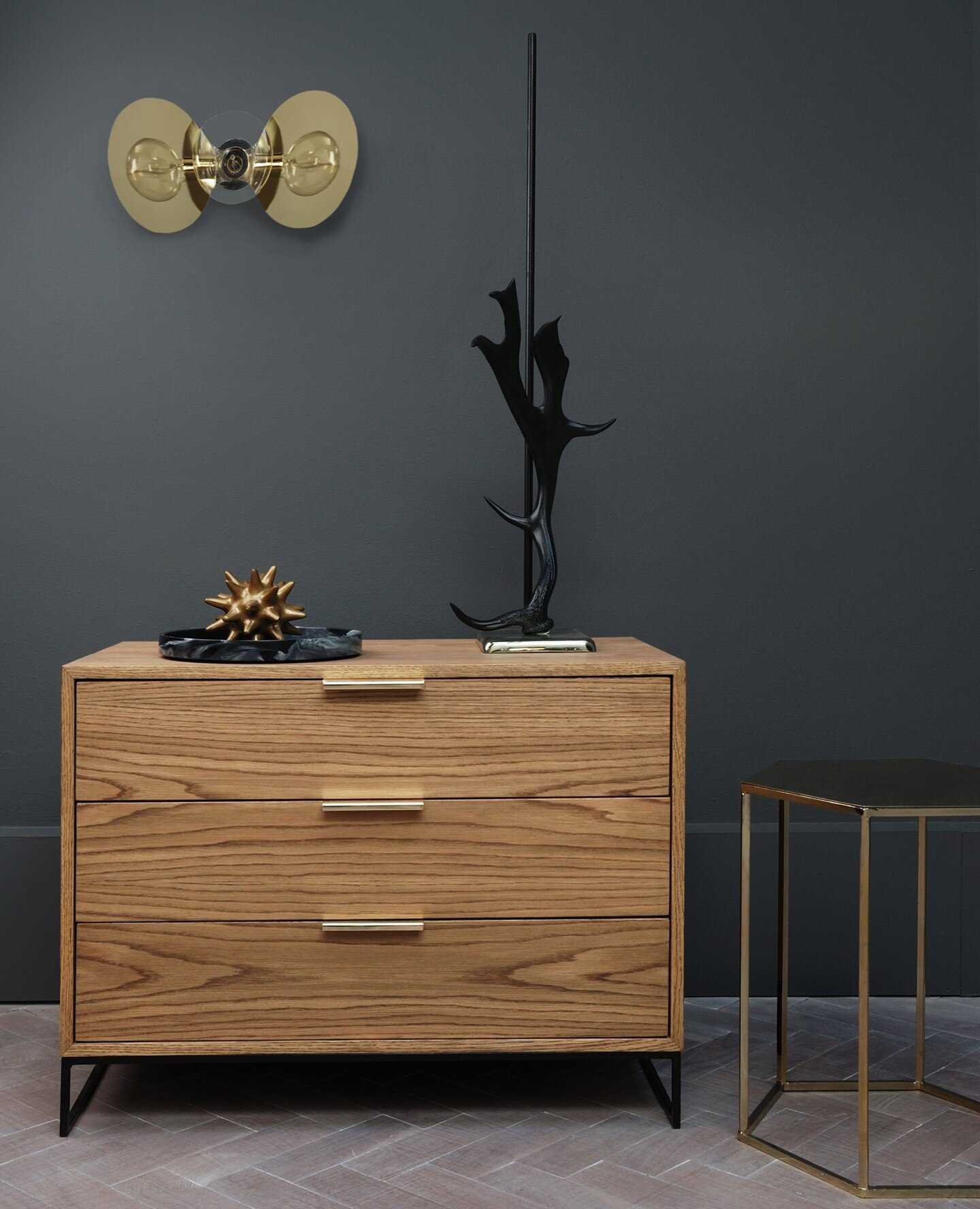 A storage solution but make it design. ⁠
⁠
This 3 drawer unit could be used in an office, entrance, or as a bedside table. Any little corner begging for some order, really. ⁠
⁠
Shop in the UK at www.philosophyfurniture.com