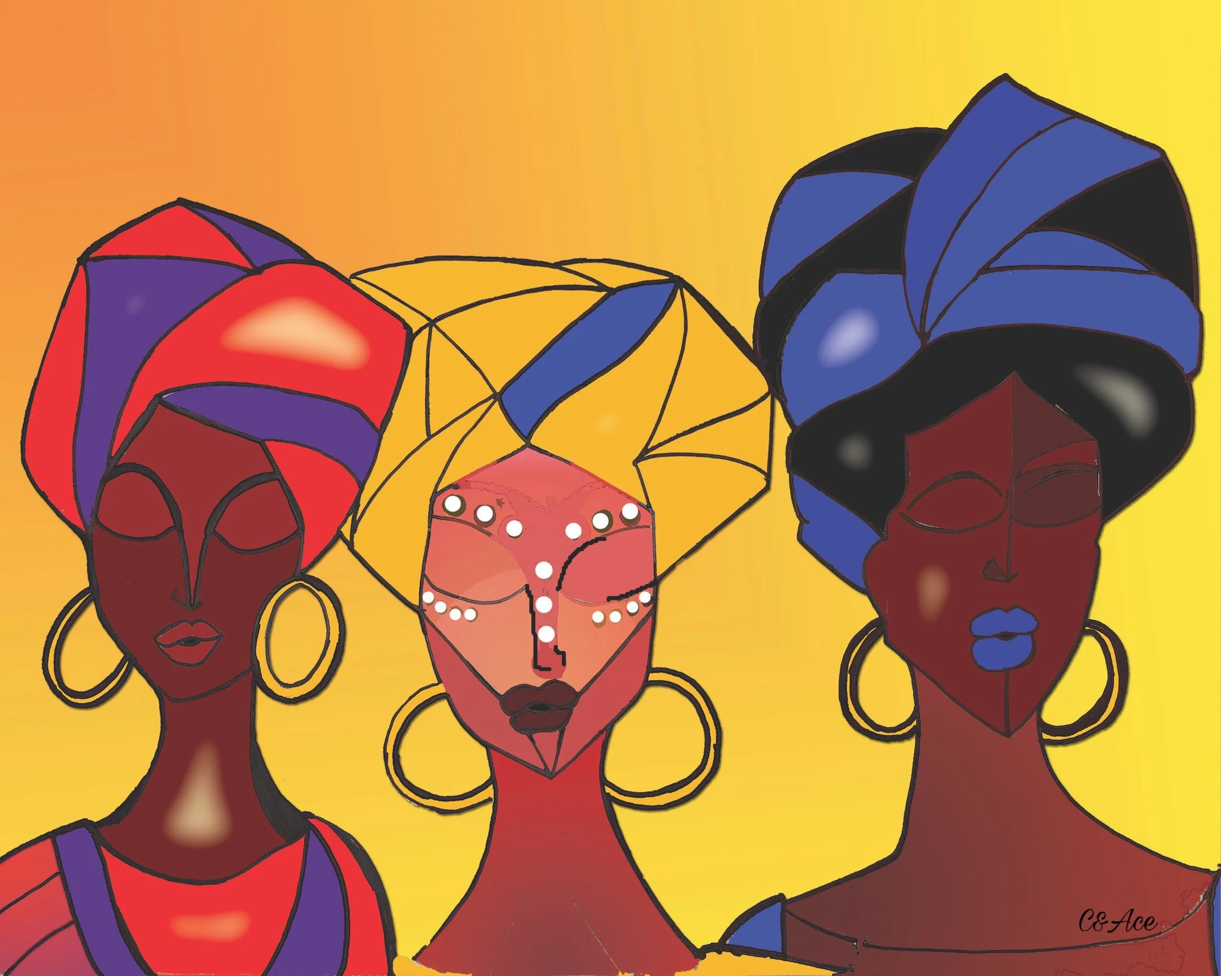 My Journey to Painting the Warrior Women