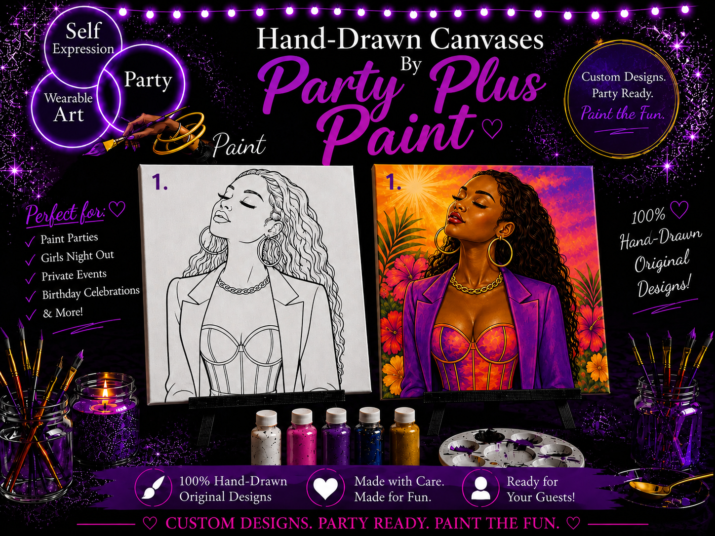 Hand-Drawn Canvases