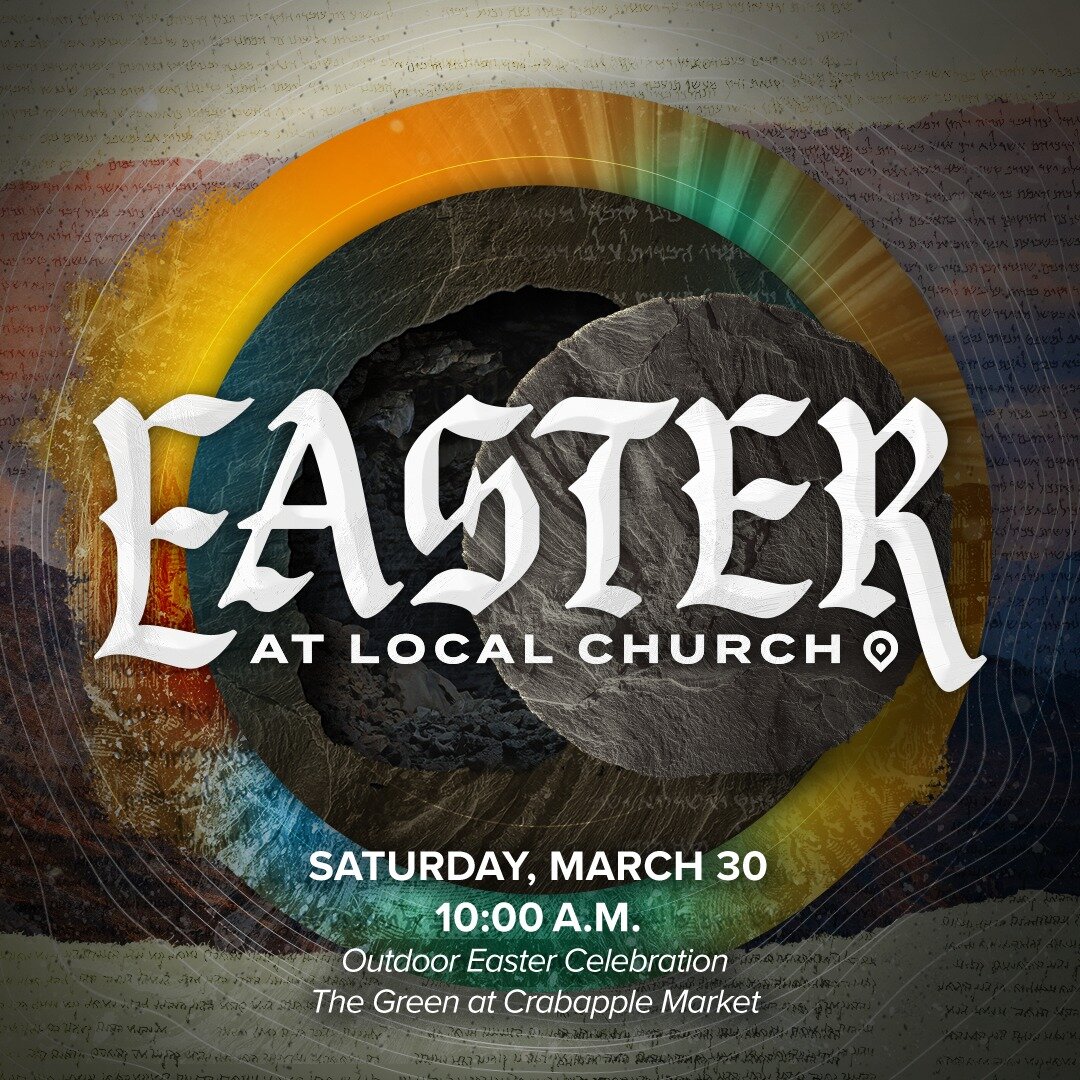 Celebrate Easter on The Green next Saturday! @localchurchmilton is hosting a outdoor gathering to celebrate Easter, Saturday, March 30th at 10AM. Bring your family and a lawn chair to join in a time of inspirational worship and a special message from