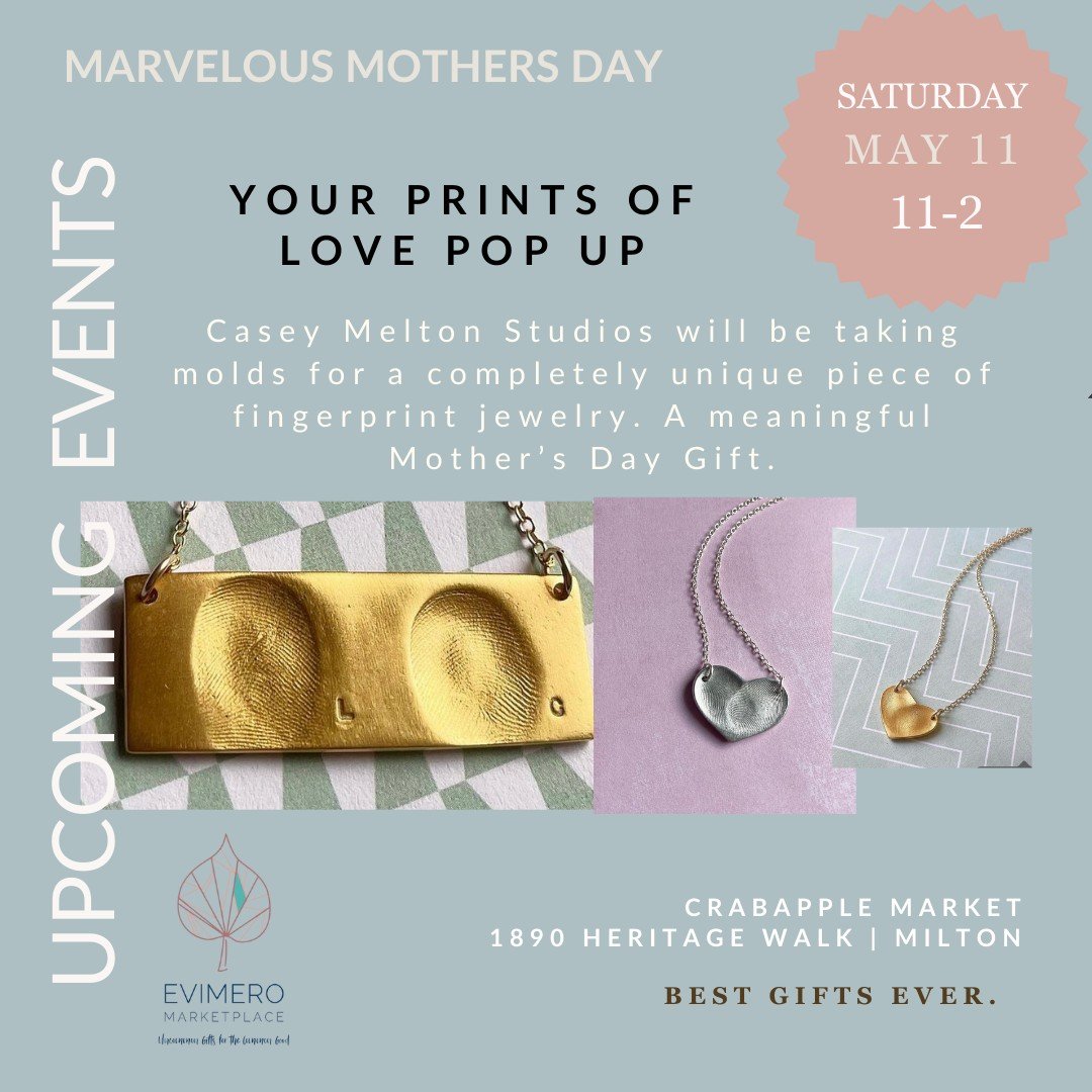 Grab your mom and make plans to visit @evimeromarketplace on Saturday, May 11th 11AM - 2PM for the Marvelous Mother's Day event! Sip on a delicious drink and munch on a snack while you shop. Make a plant or create a custom piece of jewelry at the Cha