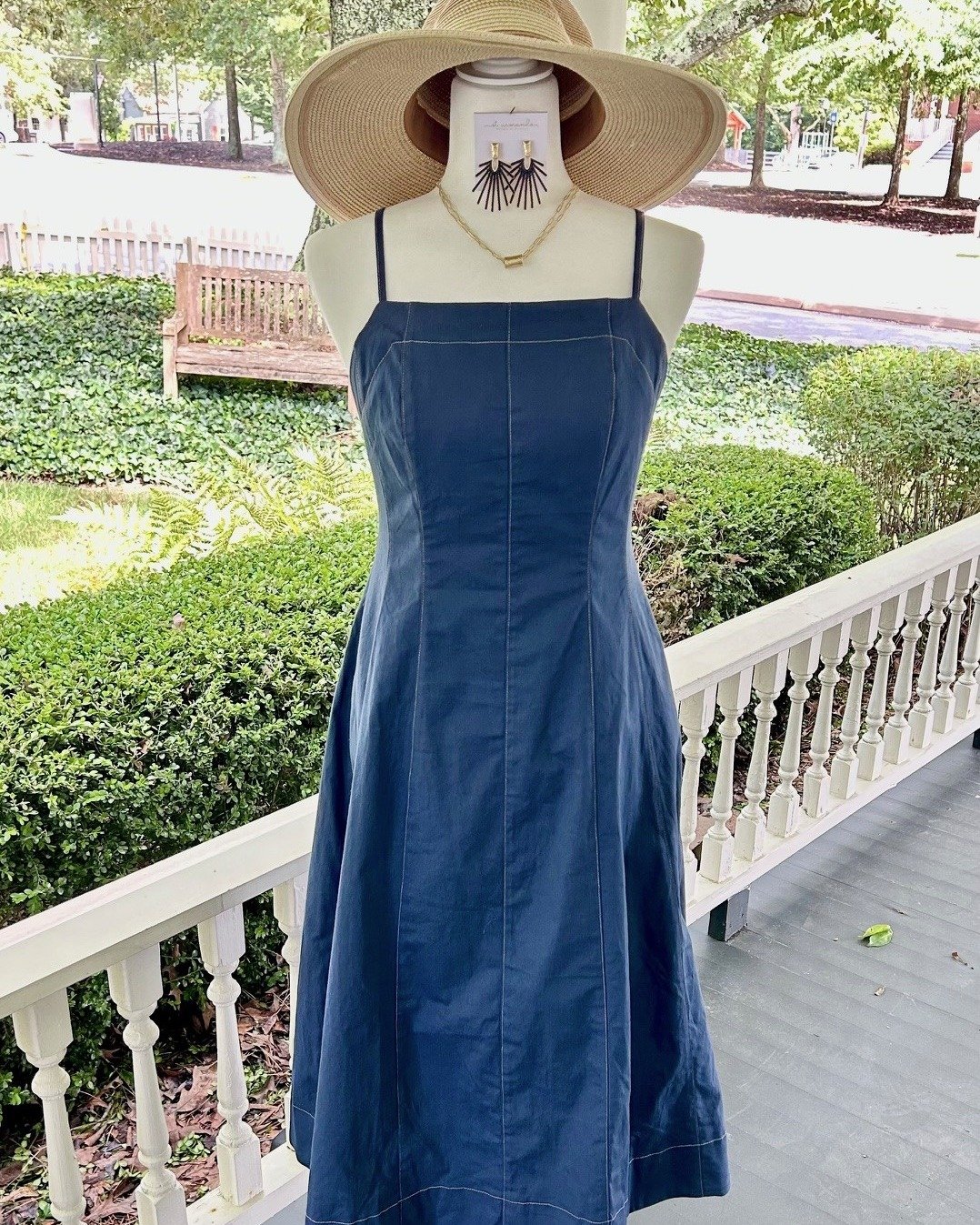 It&rsquo;s sundress weather! Find the perfect dress and all the accessories at @indigohomeanddesign! 
Location: 12680 Crabapple Rd 
Hours: Tues - Fri 11-5 | Mon &amp; Sat 11 - 4