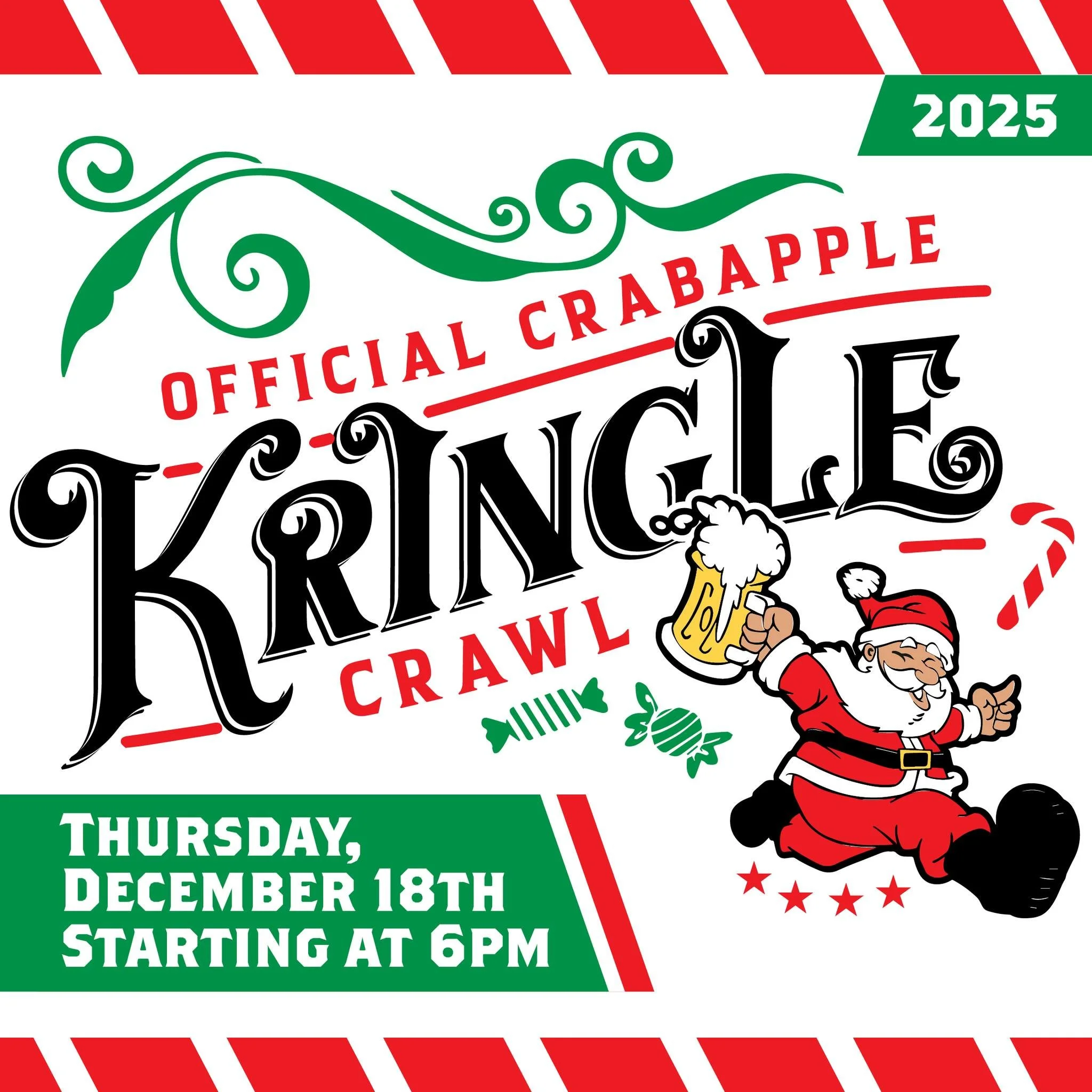 Dust off your most festive holiday costumes, grab your favorite party squad and plan to join the 4th Annual Crabapple Kringle Krawl hosted in the #heartofmilton. It&rsquo;s Thursday, December 18th and it will be the biggest and best yet! The evening 