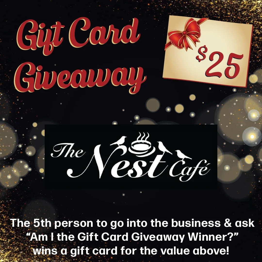 🍳🥓For all you breakfast &amp; brunch lovers, today's Gift Card Giveaway is a $25 gift card from @thenestcafe! Drop in and be the 5th person to ask, &ldquo;Am I the Gift Card Giveaway winner?&rdquo; and win a $25 gift card! Follow Crabapple Market s