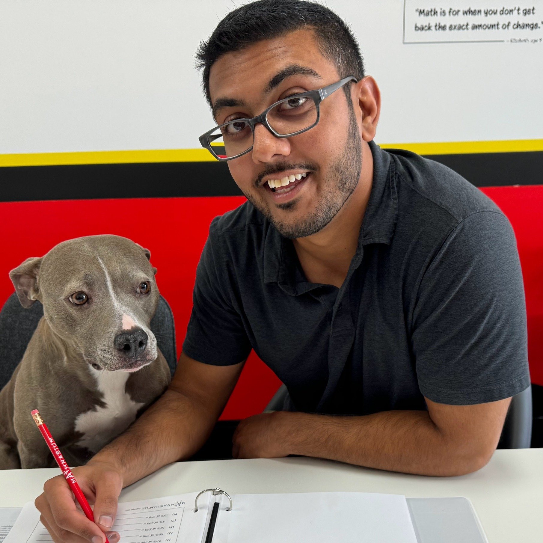 📚✨ Coming Soon to Crabapple Market! ✨📚

Meet Anup Wassan and his adorable sidekick, Belle! 🐾 Anup is the owner/operator of Mathnasium, the math-only learning center that will soon be opening at Crabapple Market.

Joining his successful locations i