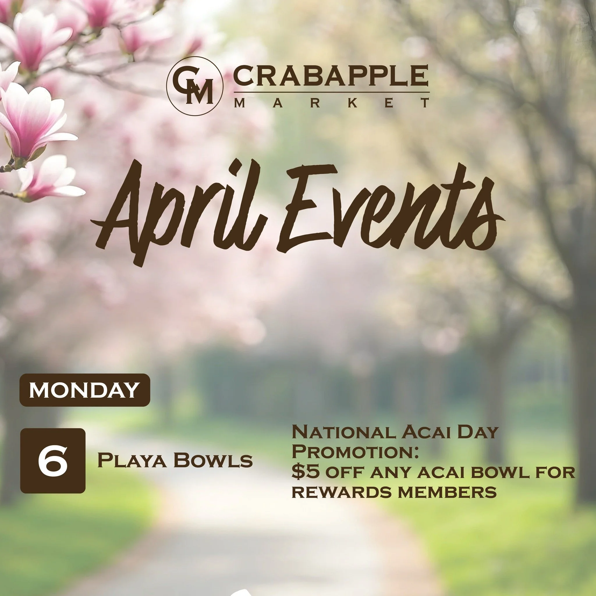 If you are having a &ldquo;Staycation&rdquo;, stop by Crabapple Market this week and enjoy a delicious meal and chill on #TheGreen! Live music is coming your way this weekend at Six Bridges Crabapple too. 

#springbreak #spring #April #heartofmilton 