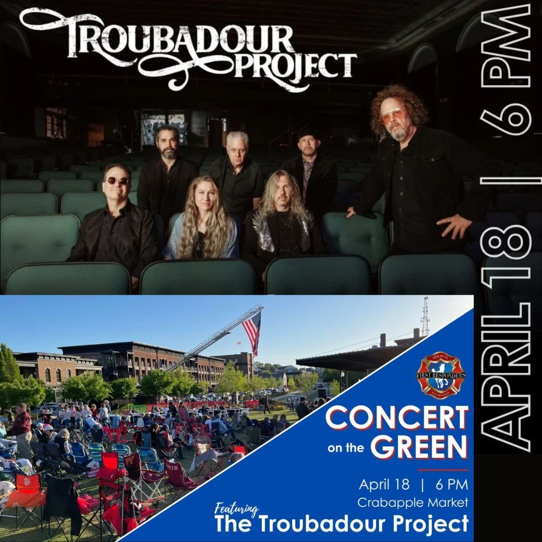 You are INVITED to the 5th Annual @miltonfirstresponders Concert on the Green! It's Saturday, April 18th  featuring the Troubadour Project on stage after Kings Union opens the night. Enjoy live music, good food, and give back with the live and silent
