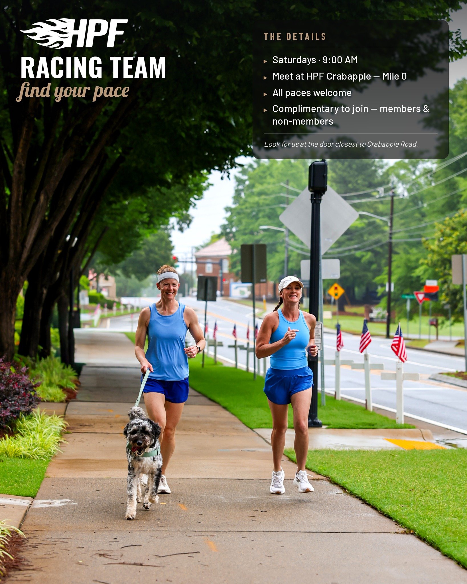 Exciting news! @horsepower.fitness is introducing a RUN CLUB starting this Saturday, June 6th. See the details below: 
-Saturdays &bull; 9:00 AM (hyrox&rsquo;ers this is perfect before 10:10am class) 
-Meet at HPF Crabapple at the front door 
-All pa