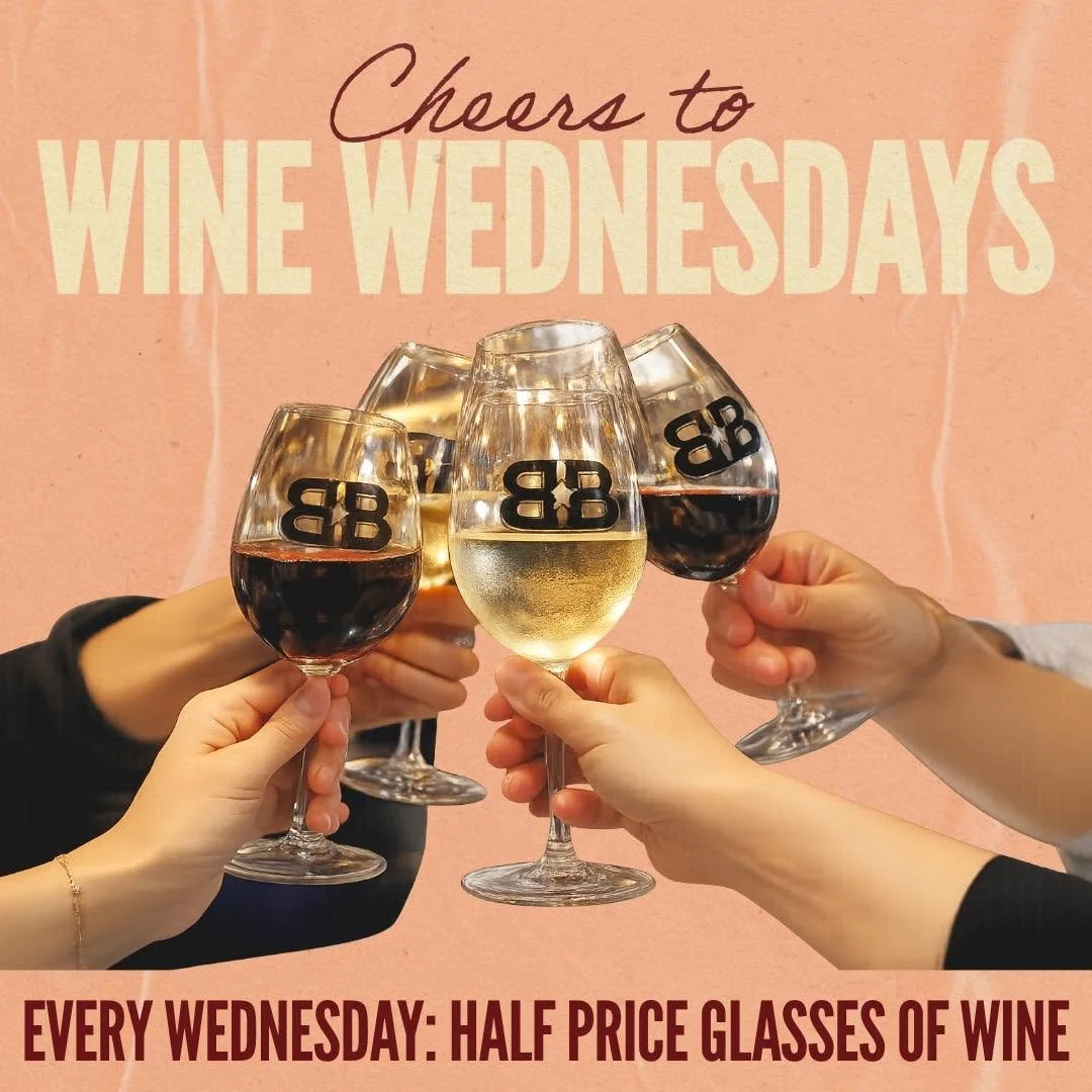 In need of a mid-week reset? @bandbtaverncrabapple has half priced glasses of wine every Wednesday. Cheers to the long weekend! 🥂

#bandbtavern #wine #halfpricewine #heartofmilton #heartofcrabapple #crabapplemarketga #crabapple #crabapplemarket #mil