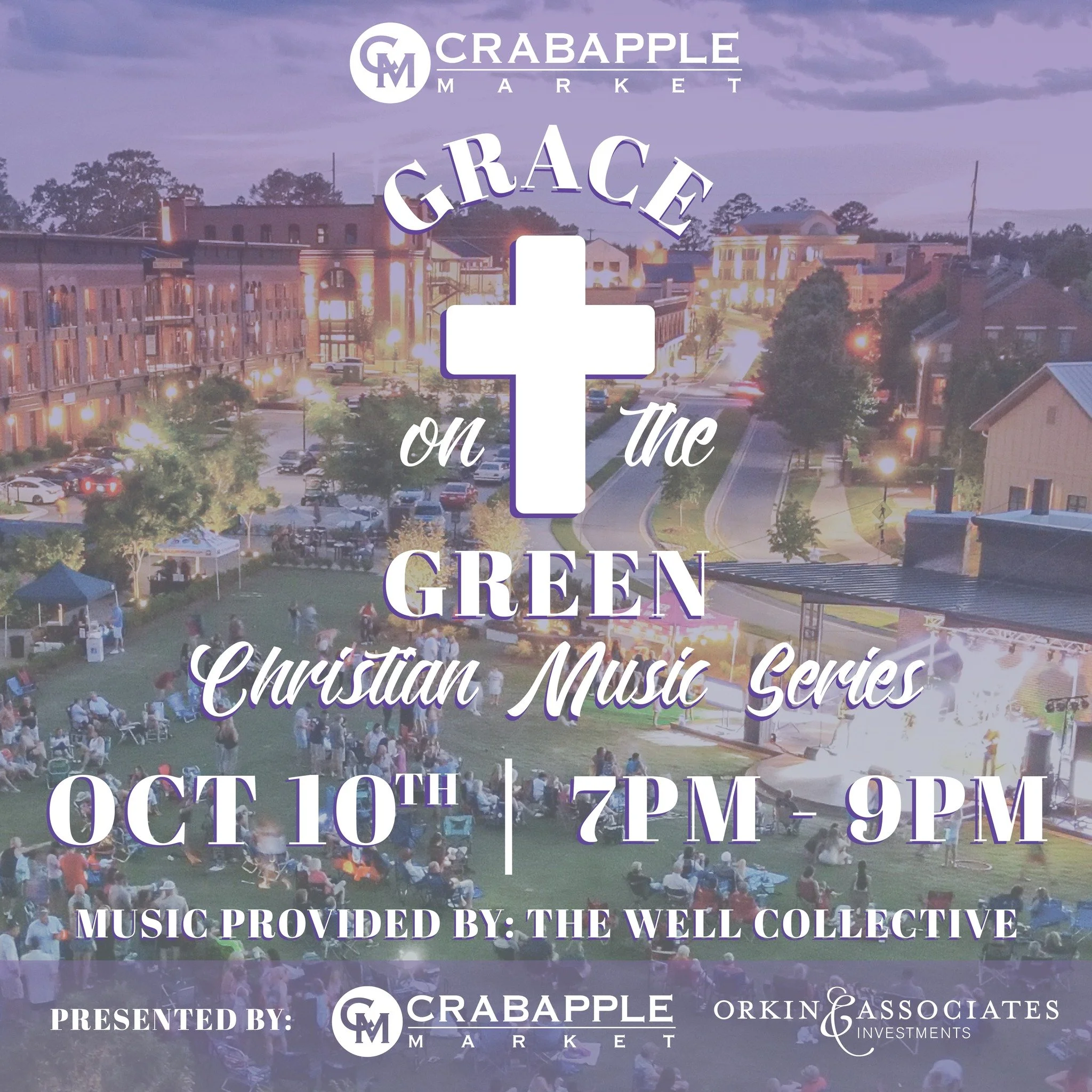 You are invited to Grace on The Green as we welcome community favorites, Kevin Swan &amp; The Well Collective for a night of worship and praise. This inspirational evening will include contemporary worship songs on Saturday night, October 10th at 7PM