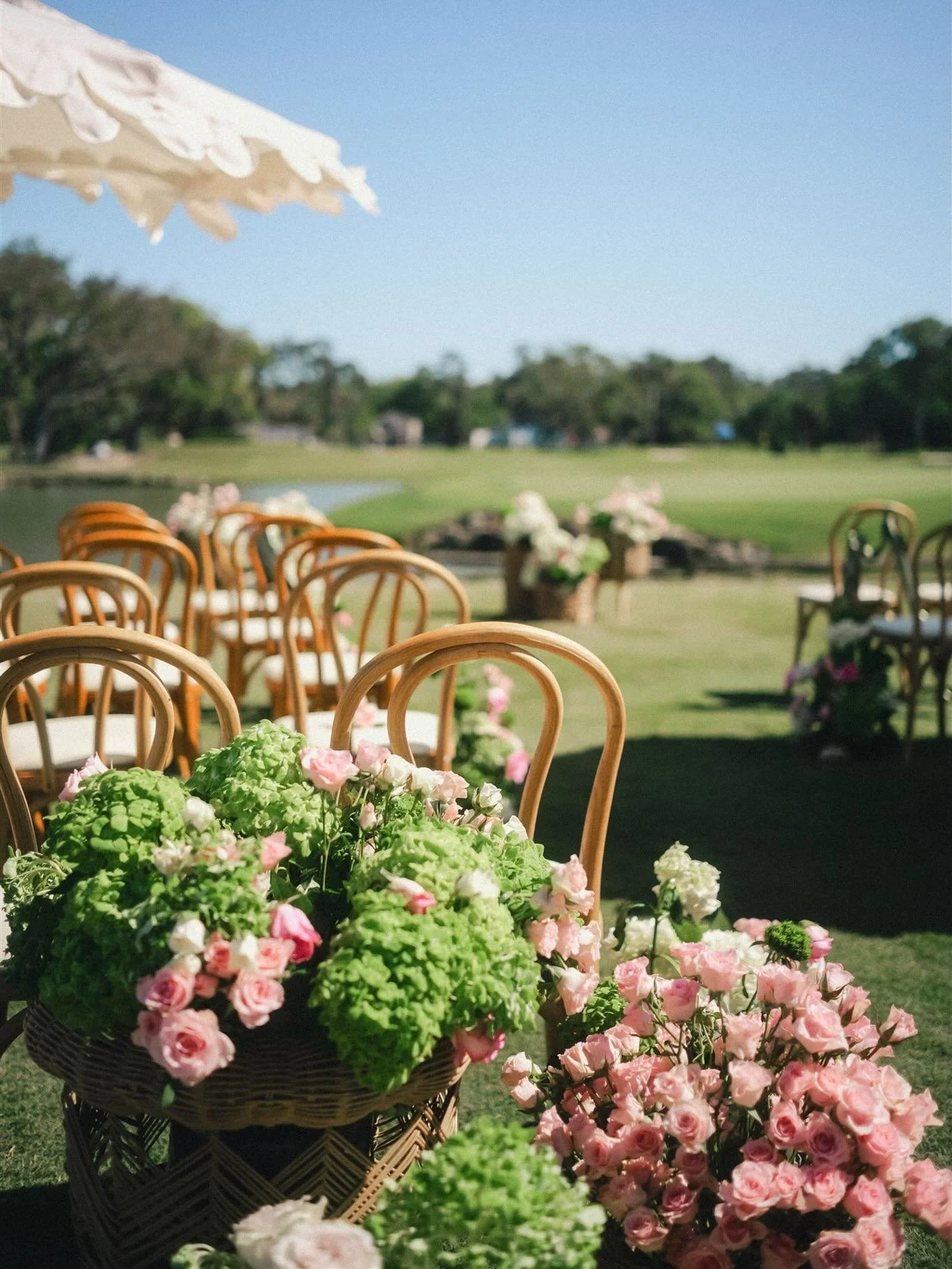 In honor of Masters Sunday, here&rsquo;s a little recap of Kelsi and Nicks wedding yesterday at one of the coolest golf courses in North Florida ⛳️