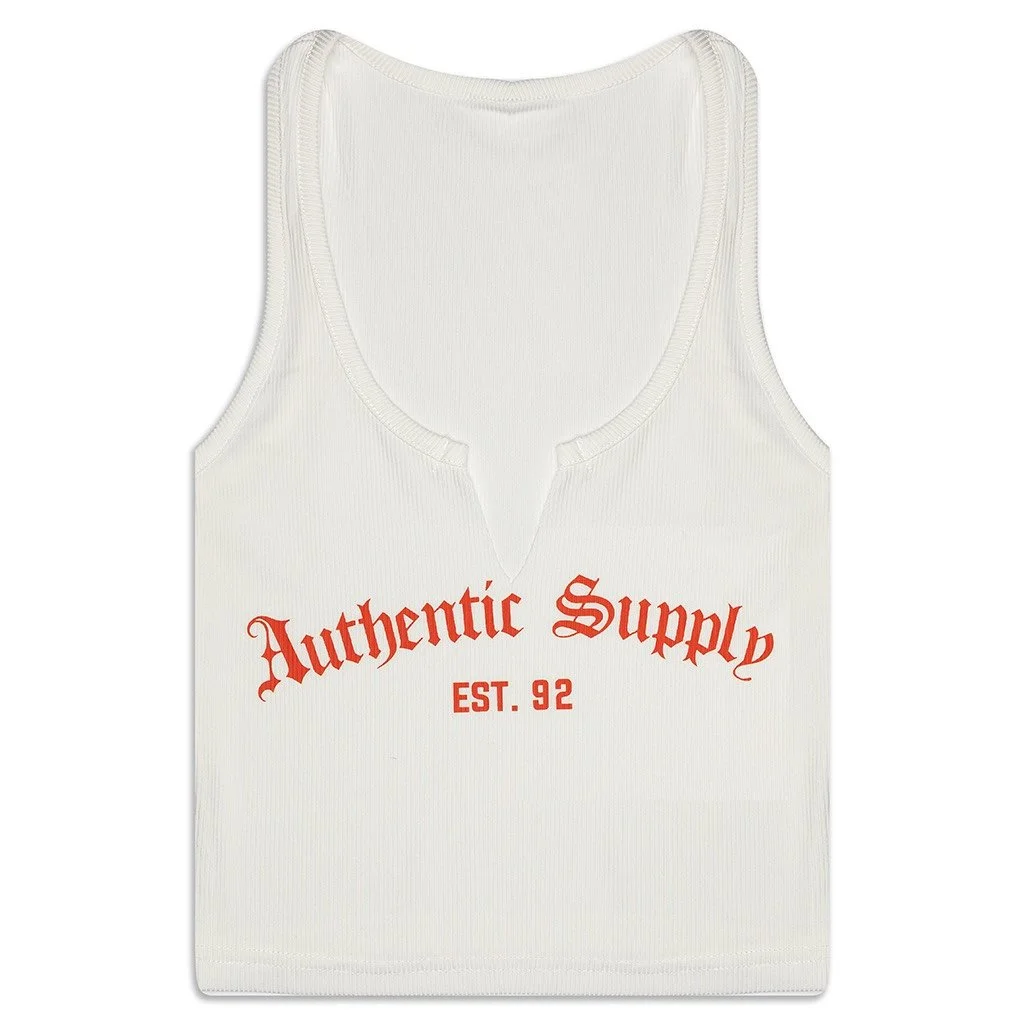 WHITE LOTUS CROP TOP