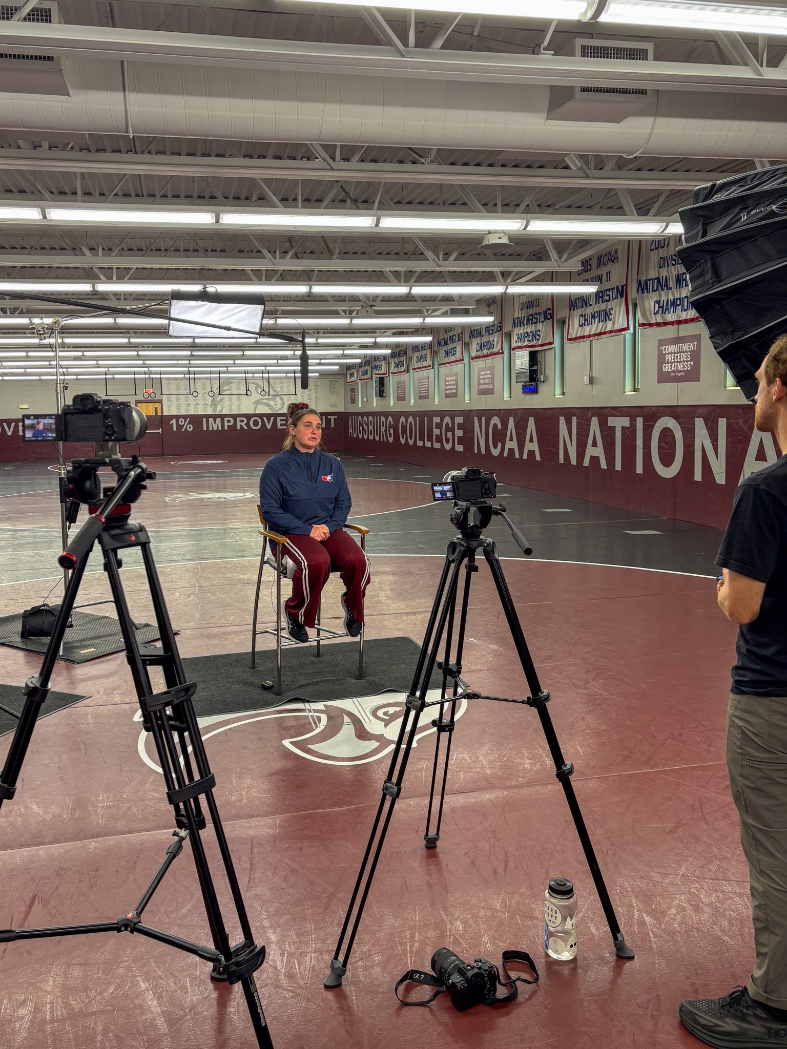 Video Shoot with Olympic Wrestler Ali Sprenger