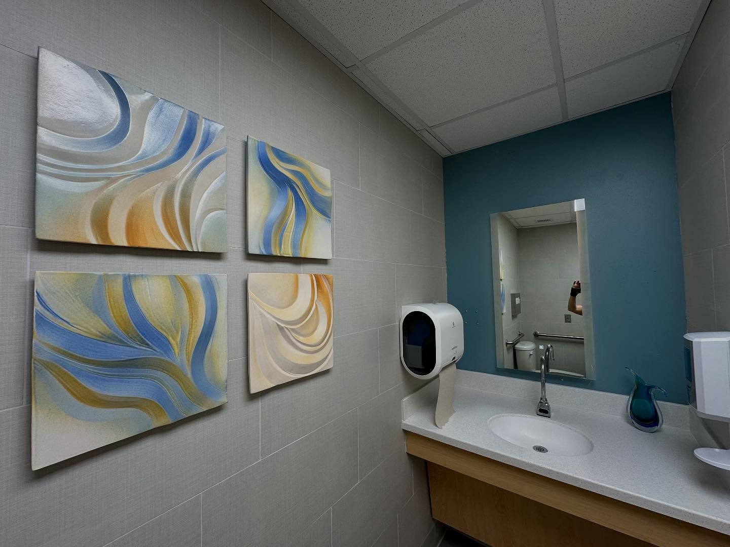 MRI Suite. We incorporated ceramic tiles in the Restroom. We Love It and so does our Client!