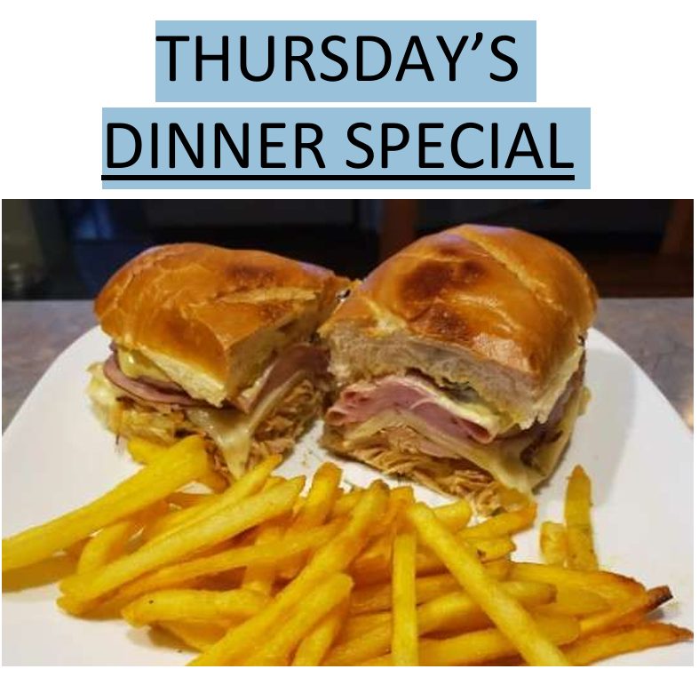Thursday Dinner Special