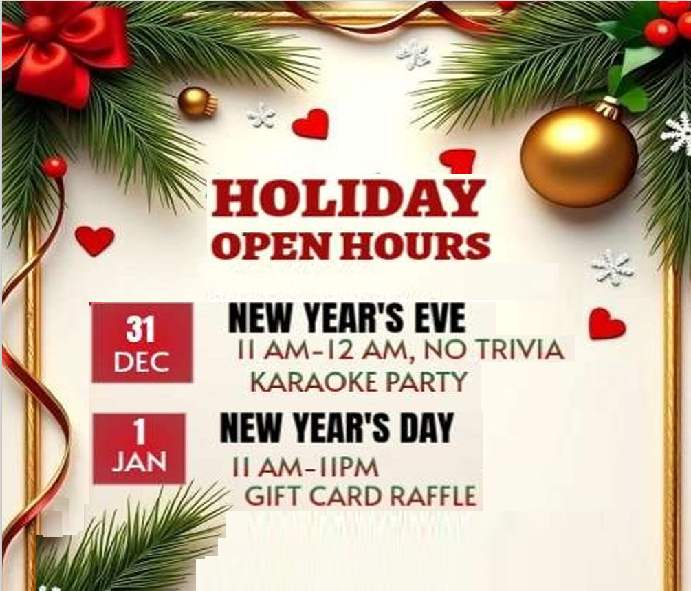 New Years Day Hours
