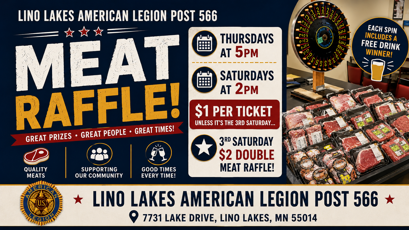 Meat Raffle $1