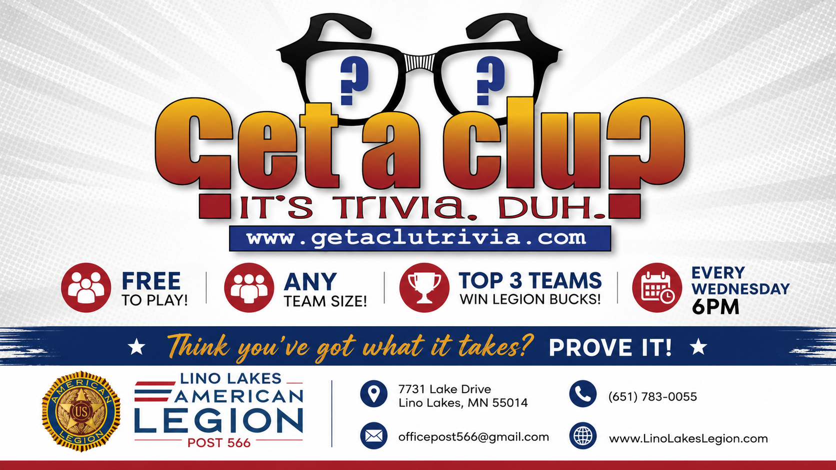 Get a Clu Trivia Night